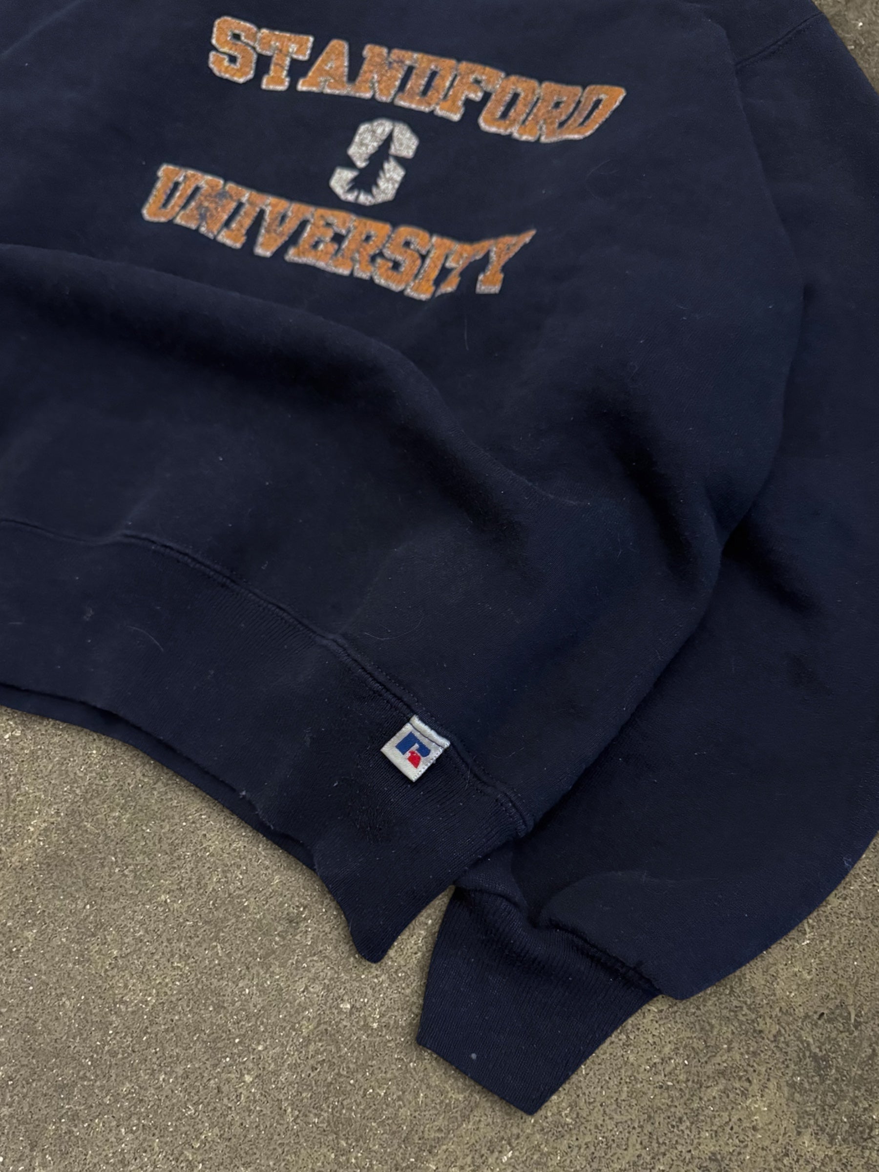 VINTAGE RUSSELL UNIVERSITY SWEATSHIRT, MADE IN U.S.A