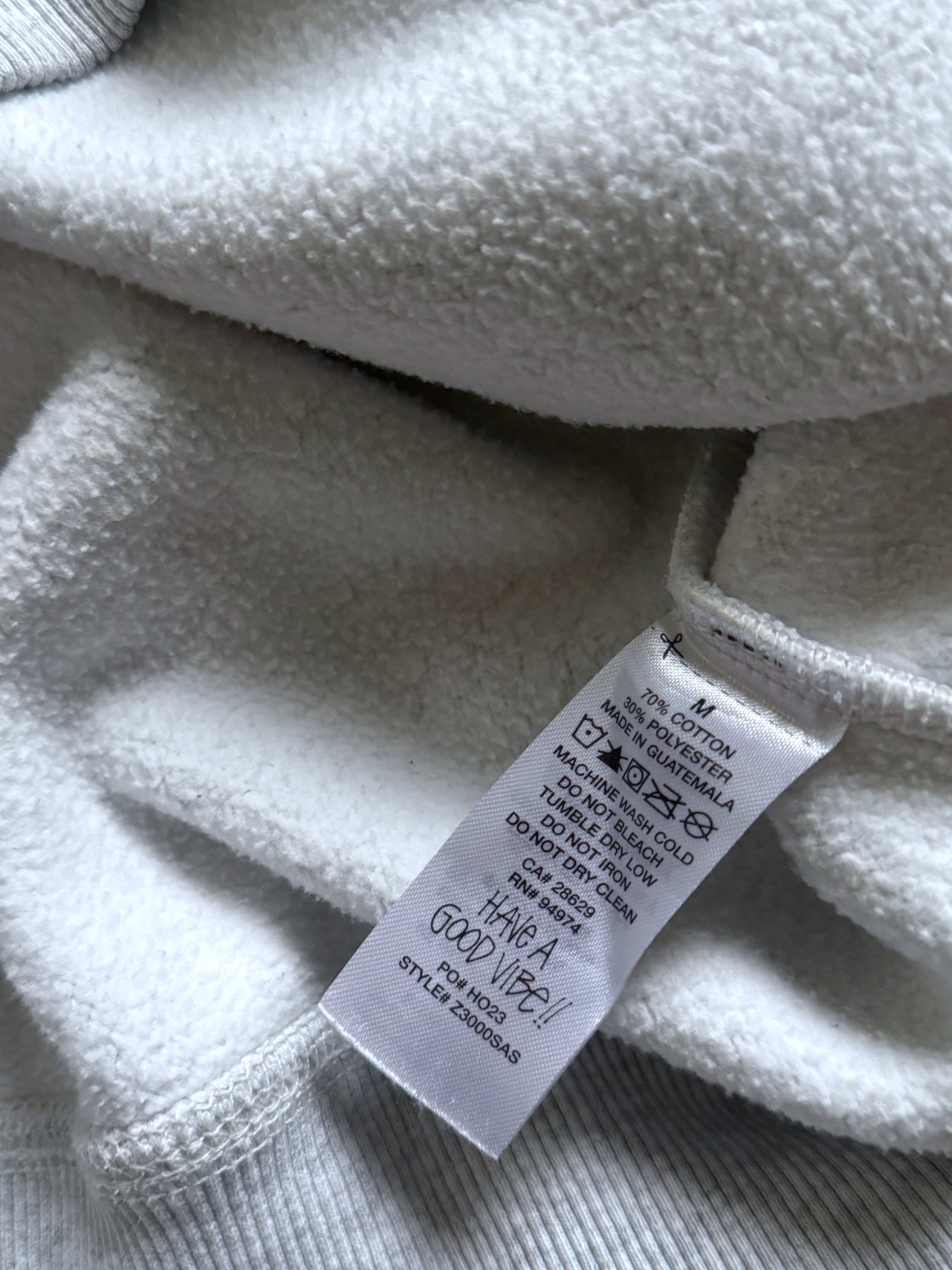 STÜSSY GREY BASIC LOGO SWEATSHIRT