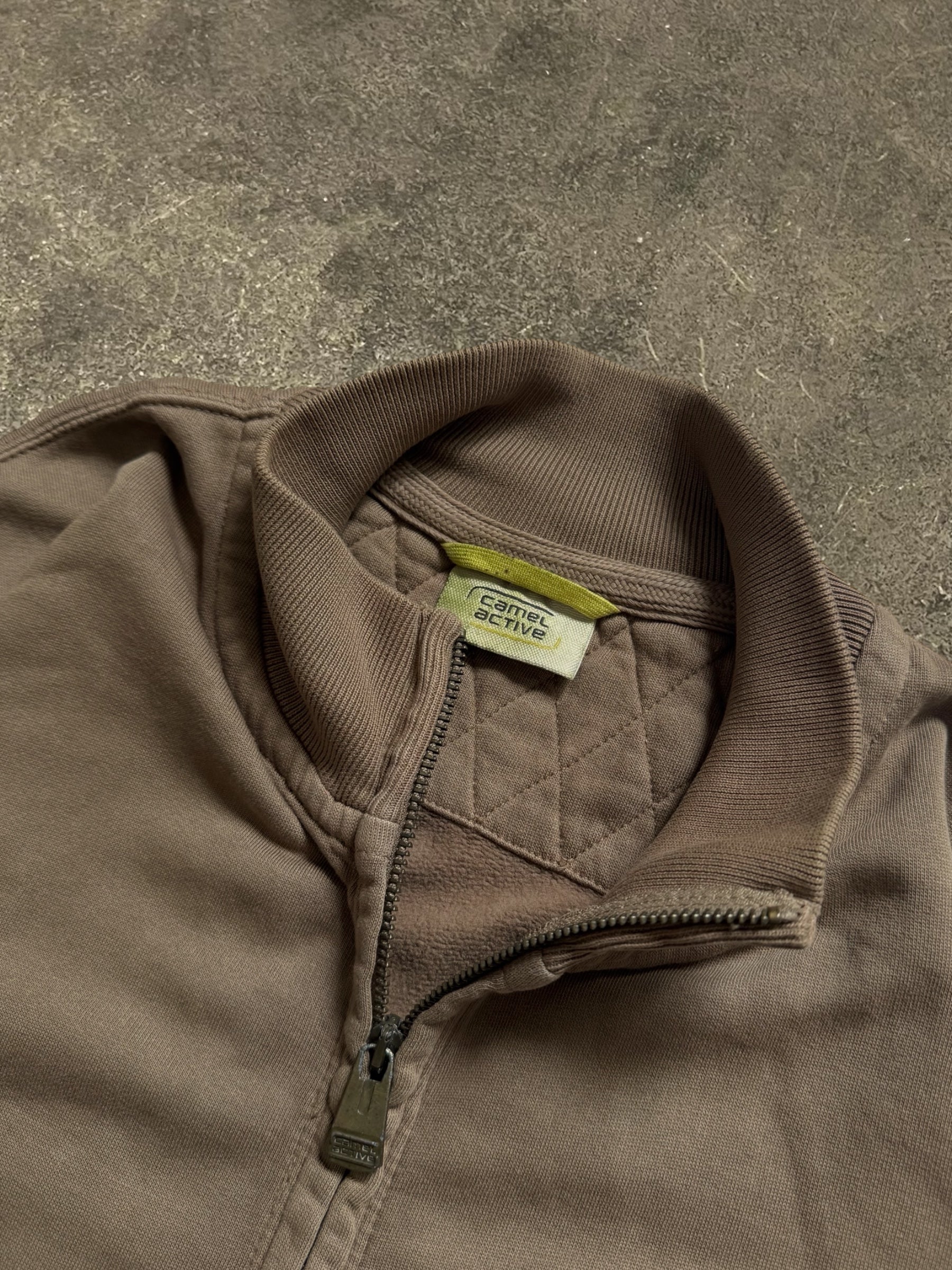 VINTAGE CAMEL ACTIVE ZIP-UP SWEATSHIRT