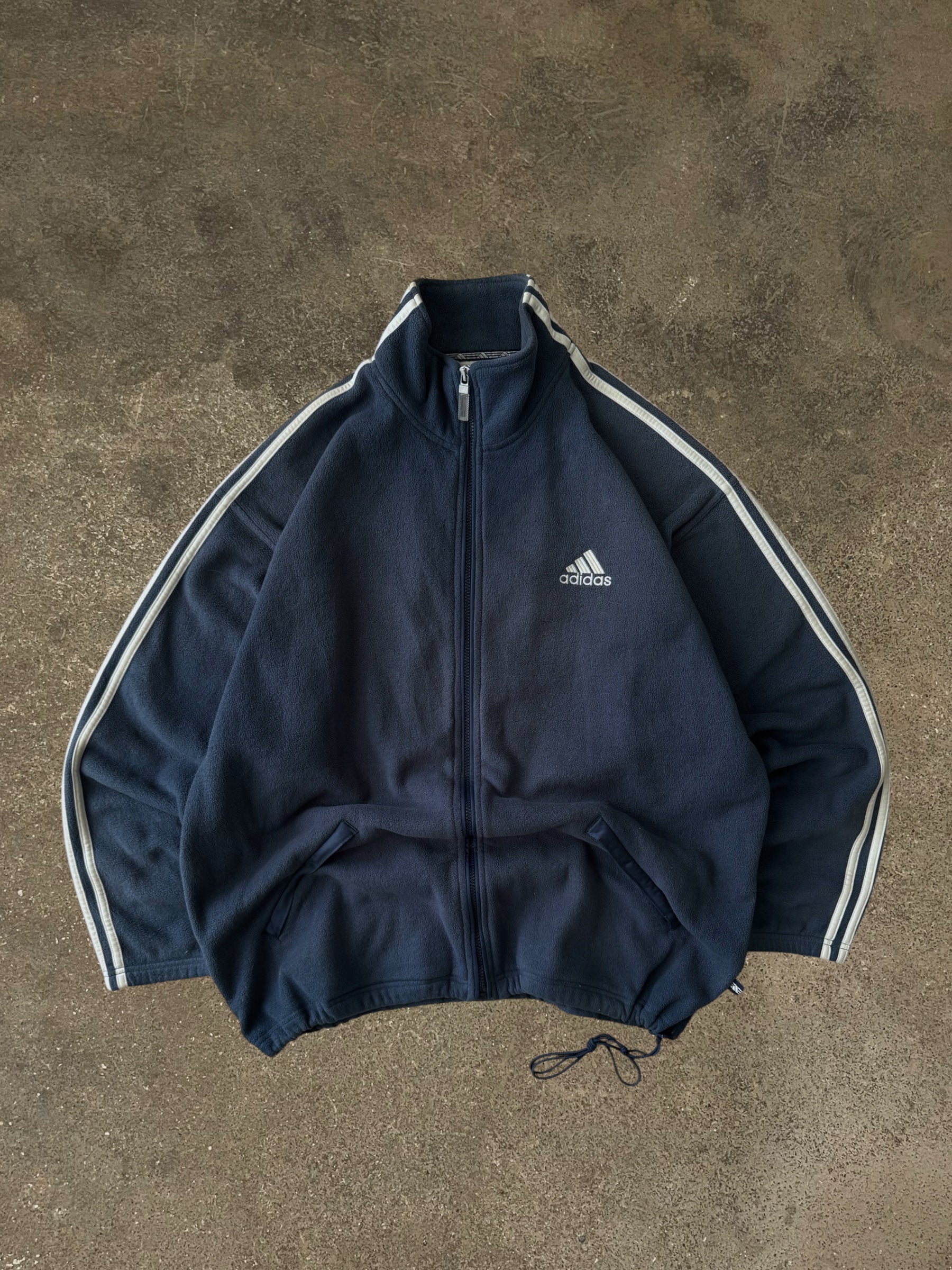 VINTAGE 90S ADIDAS ZIP-UP FLEECE