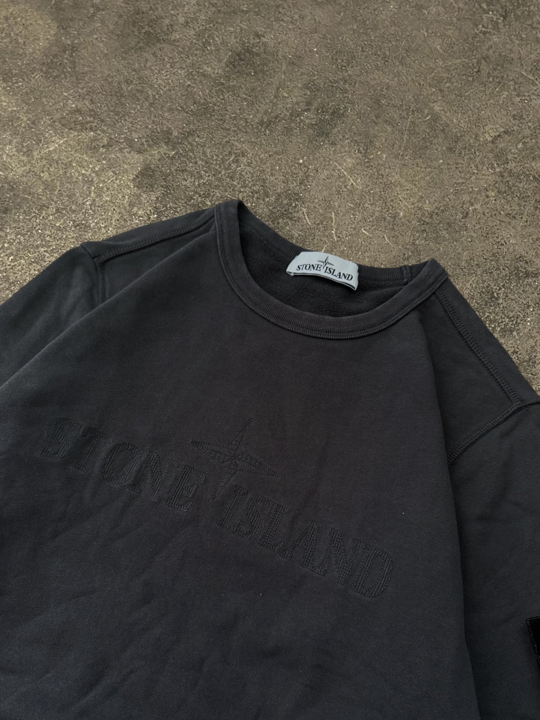 STONE ISLAND SPELLOUT SWEATSHIRT