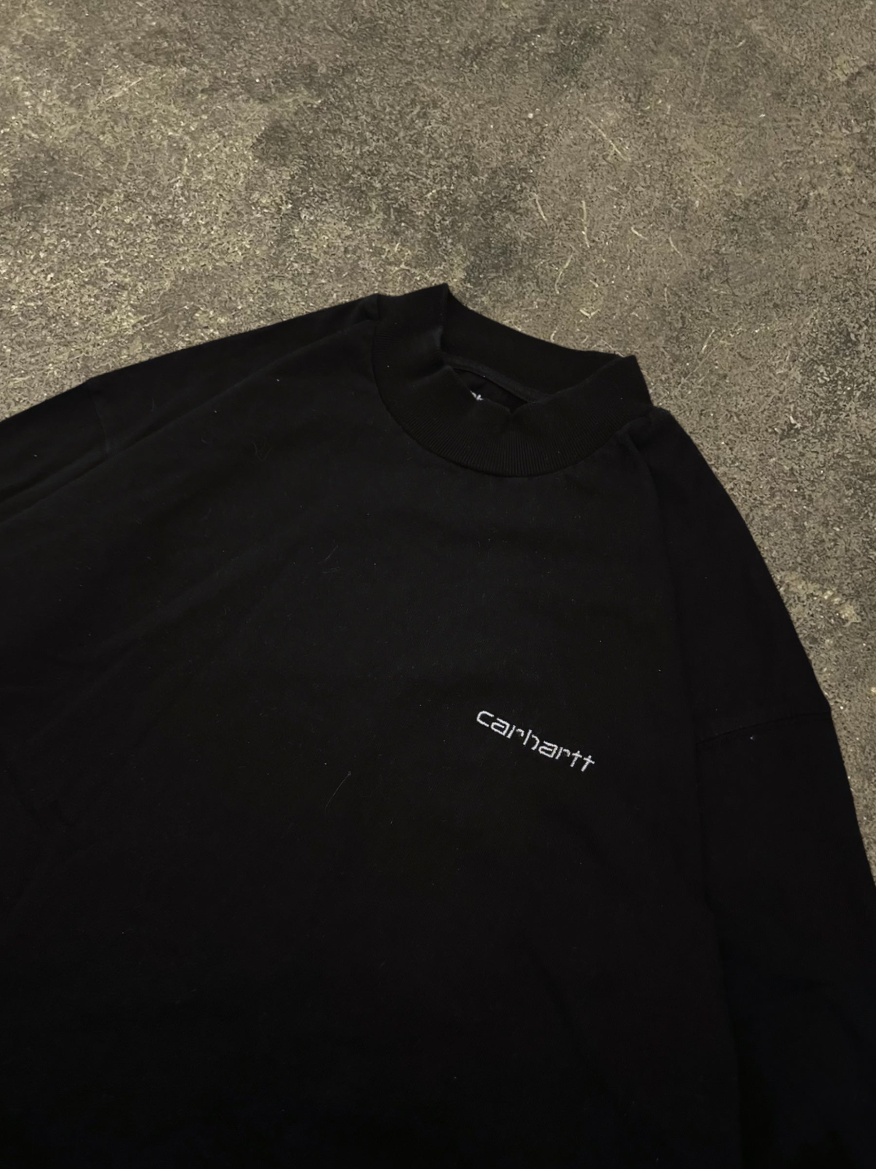 CARHARTT SCRIPT MOCKNECK LONGSLEEVE