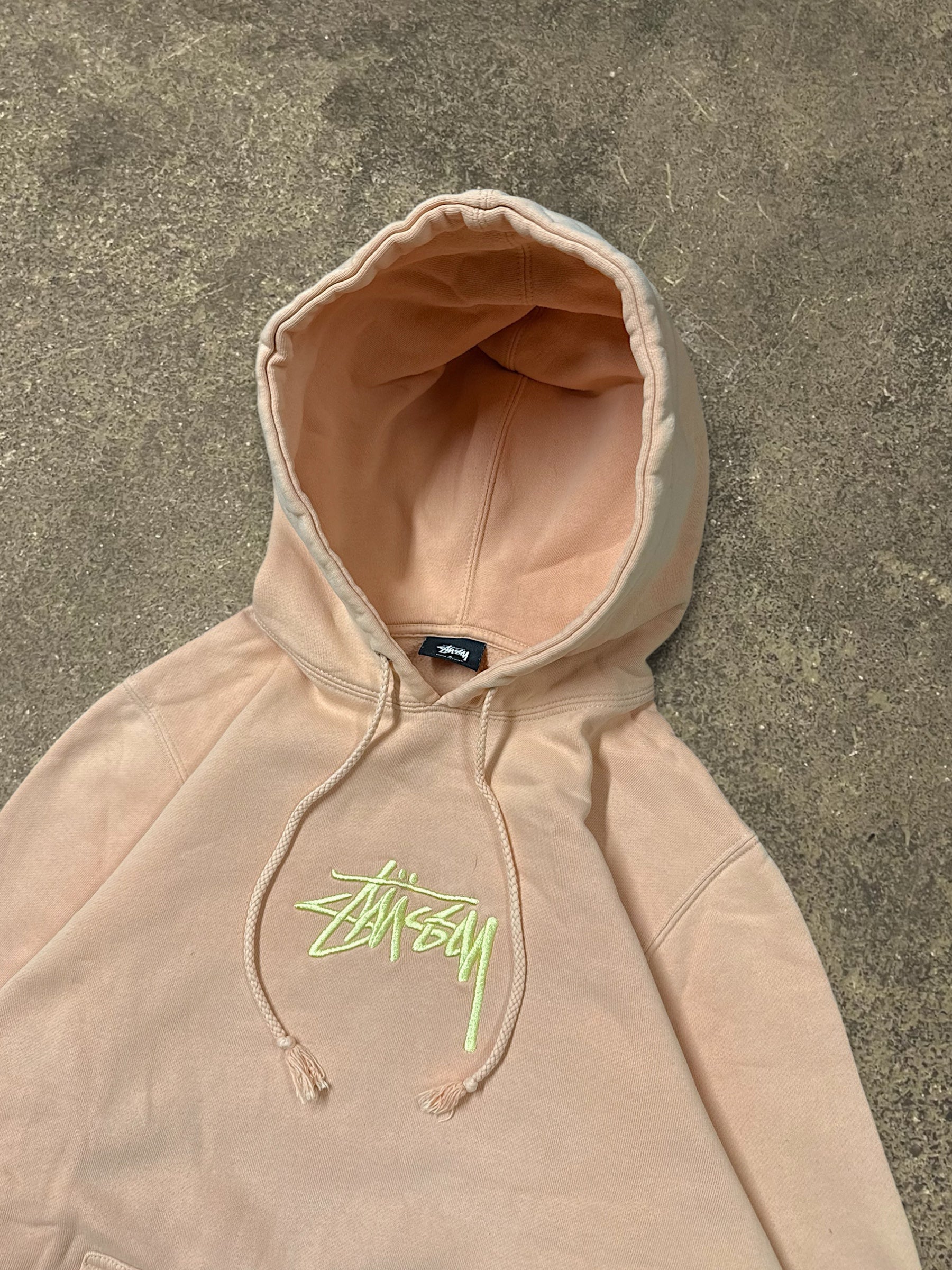 STÜSSY EMBROIDERED LOGO HOODIE