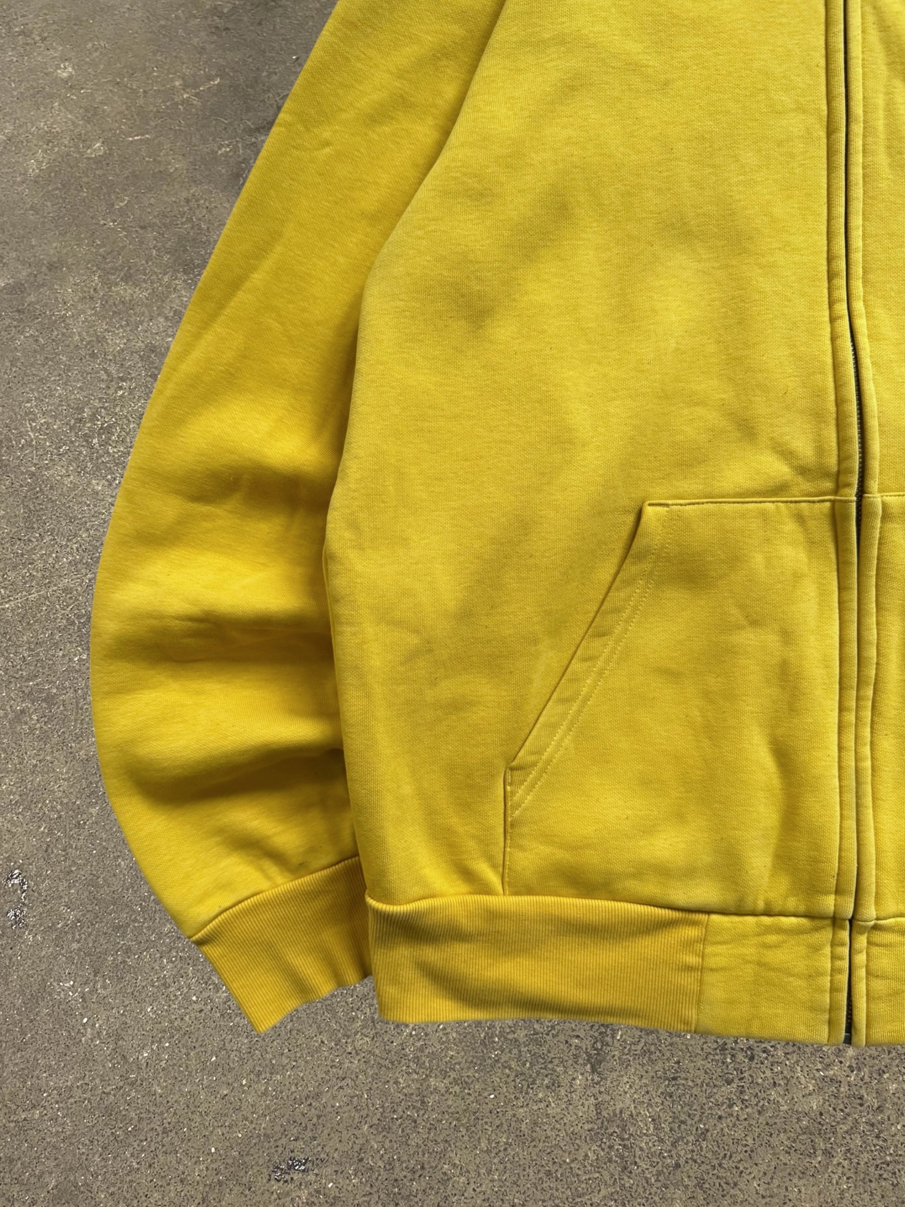 CARHARTT YELLOW SQUAD ZIP-UP HOODIE