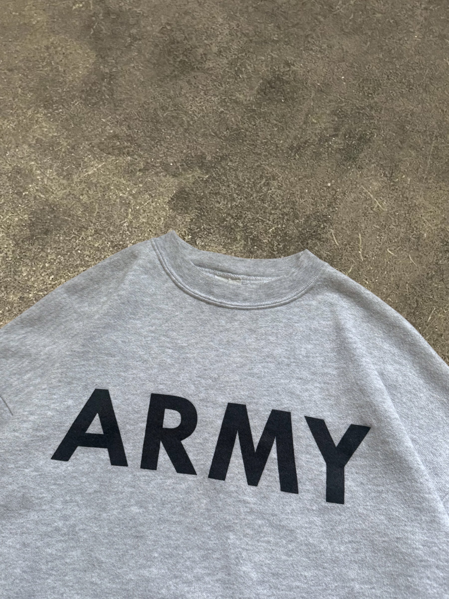 VINTAGE GREY ”ARMY” SWEATSHIRT