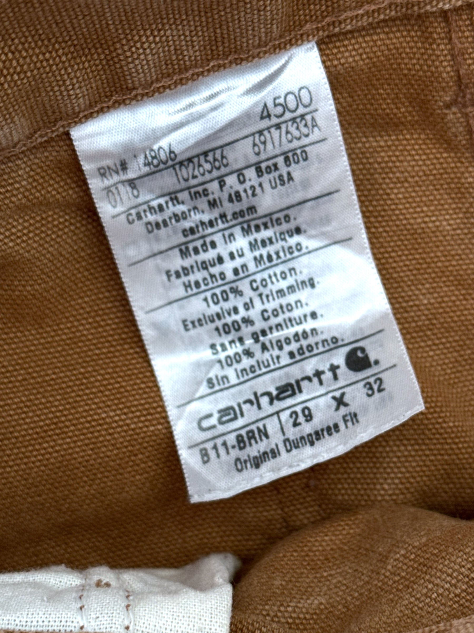 VINTAGE CARHARTT SINGLE KNEE JEANS