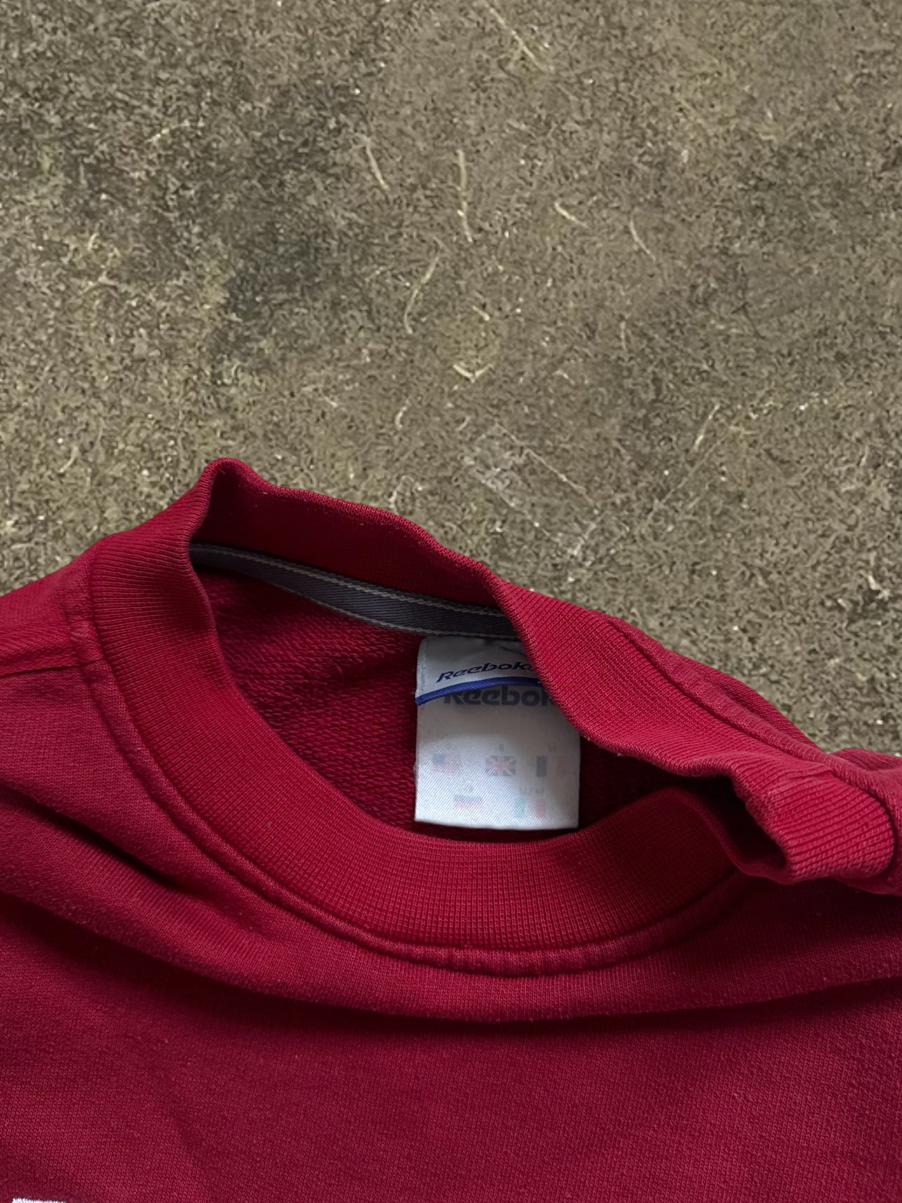 VINTAGE RED REEBOK LOGO SWEATSHIRT