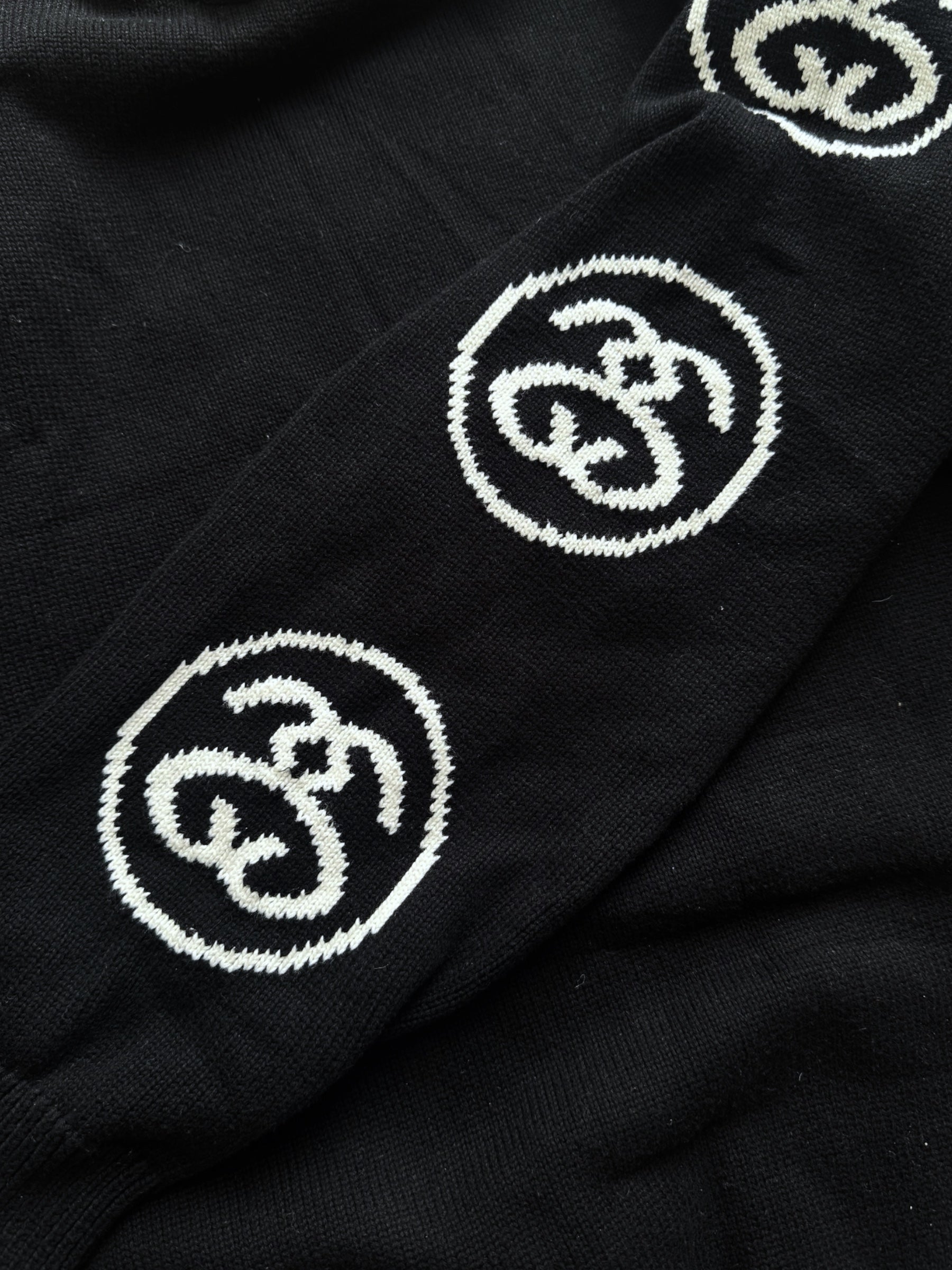 STÜSSY BLACK SS-LINK KNIT