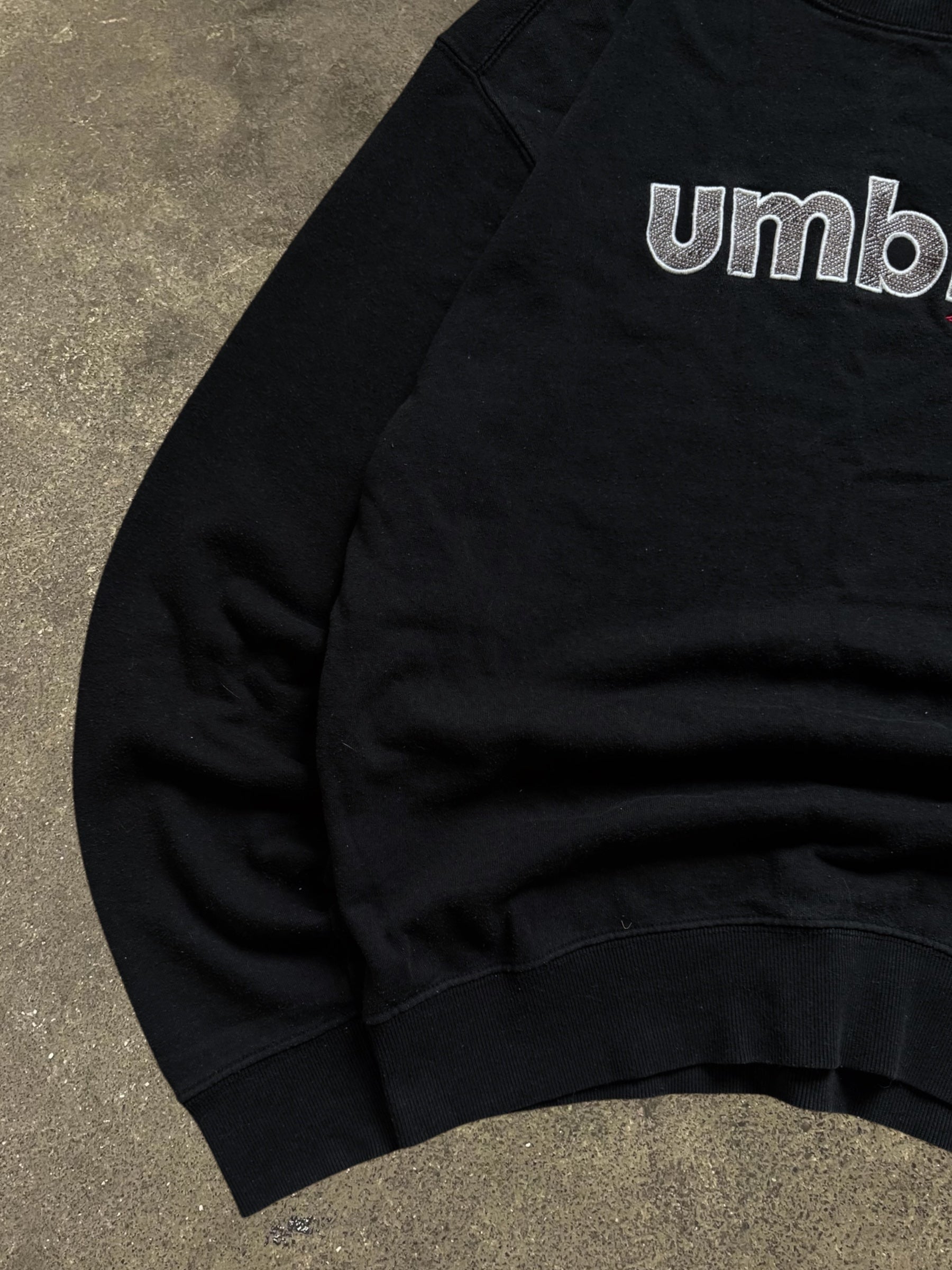 VINTAGE BLACK UMBRO SWEATSHIRT