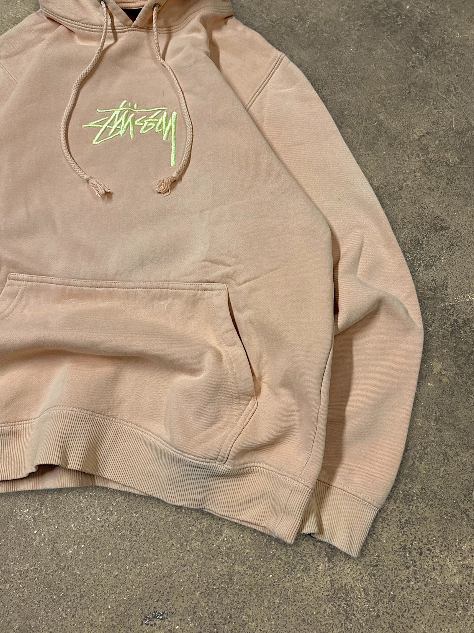 STÜSSY EMBROIDERED LOGO HOODIE