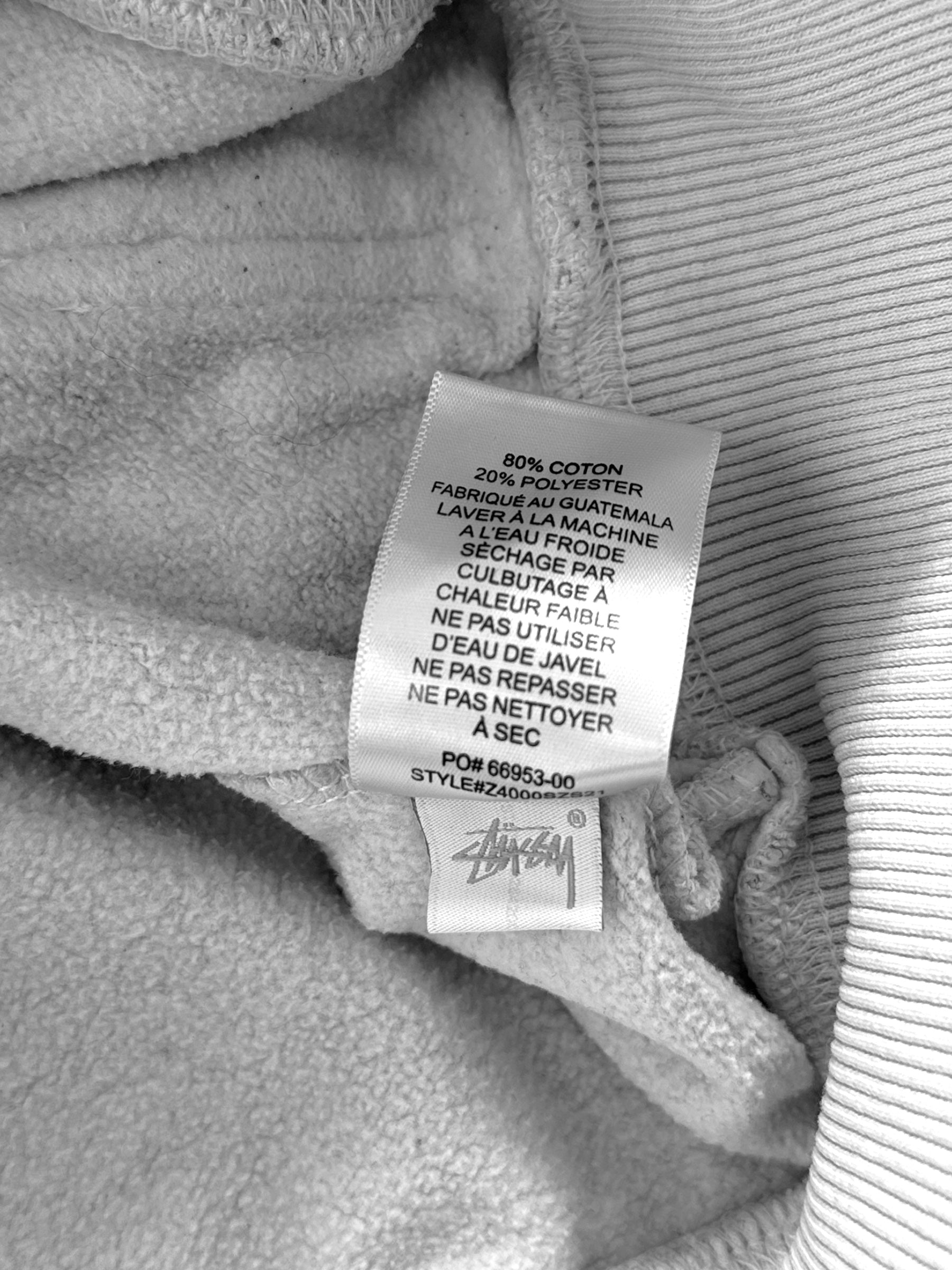 STÜSSY BASIC LOGO ZIP-UP HOODIE