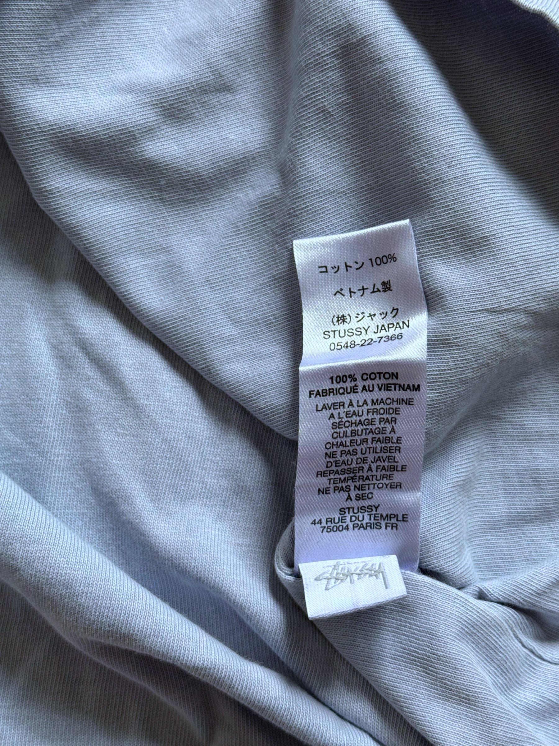 STÜSSY PIGMENT DYED LOGO T-SHIRT