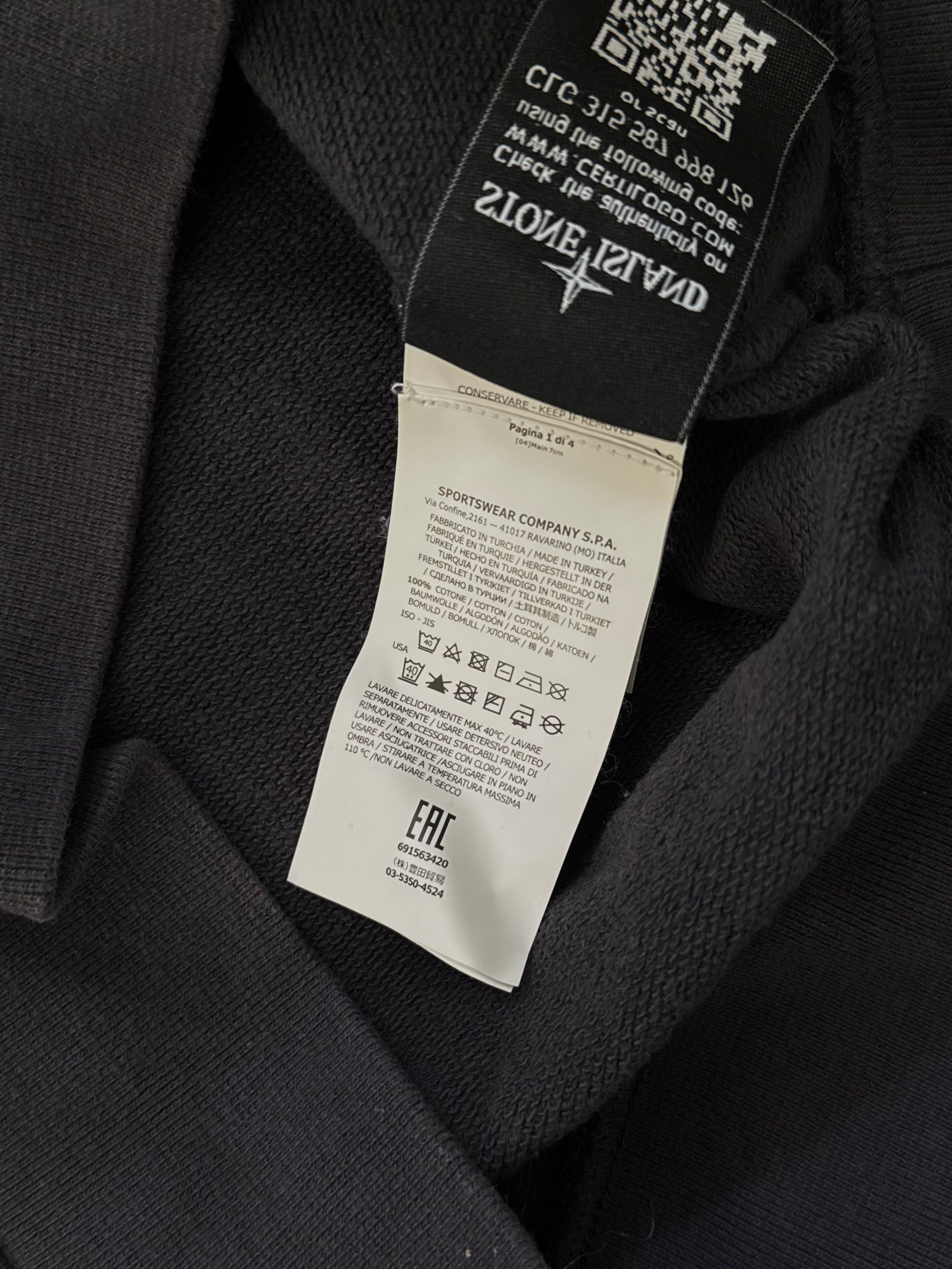 STONE ISLAND SPELLOUT SWEATSHIRT