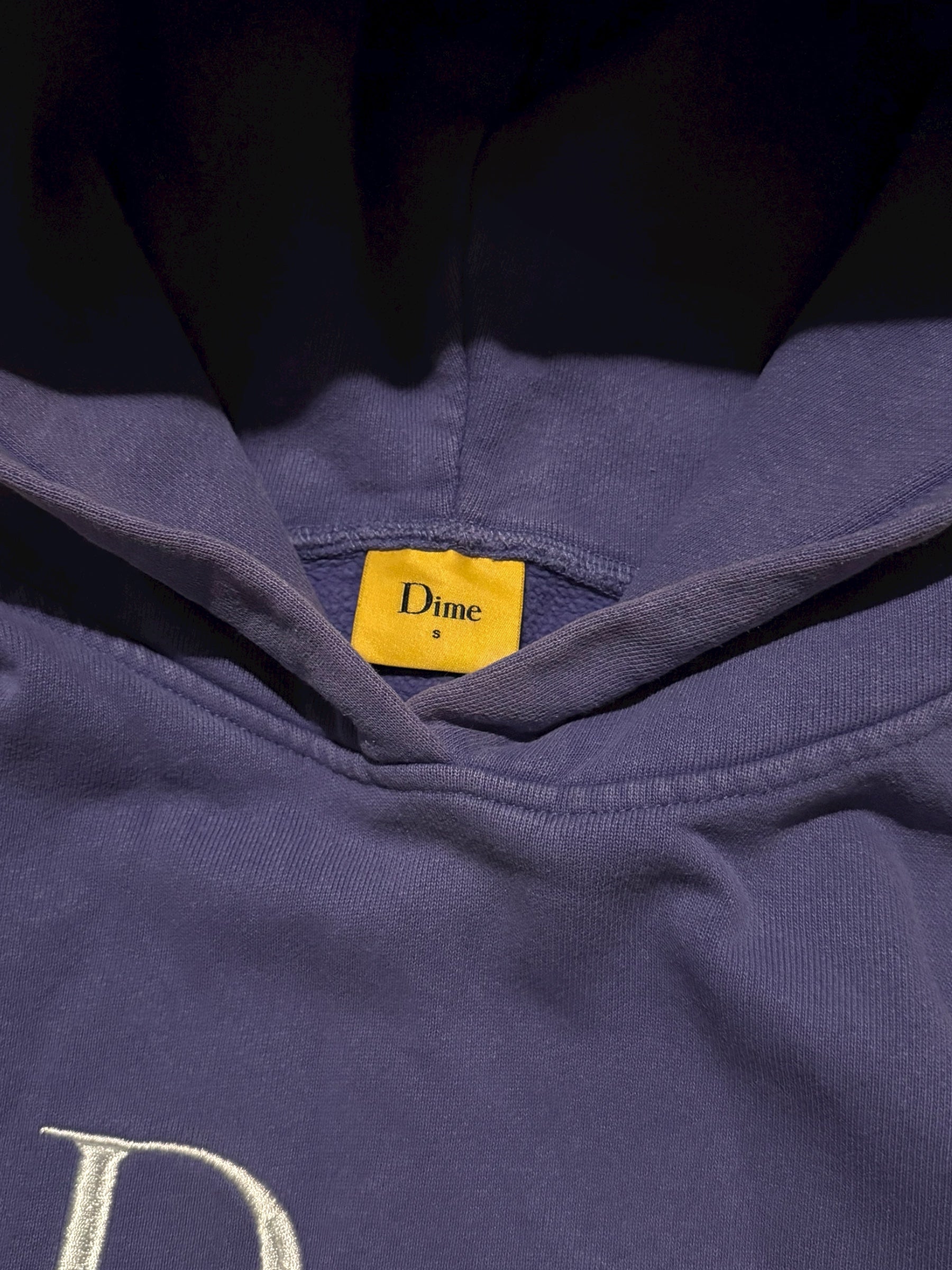 DIME VIOLET LOGO HOODIE