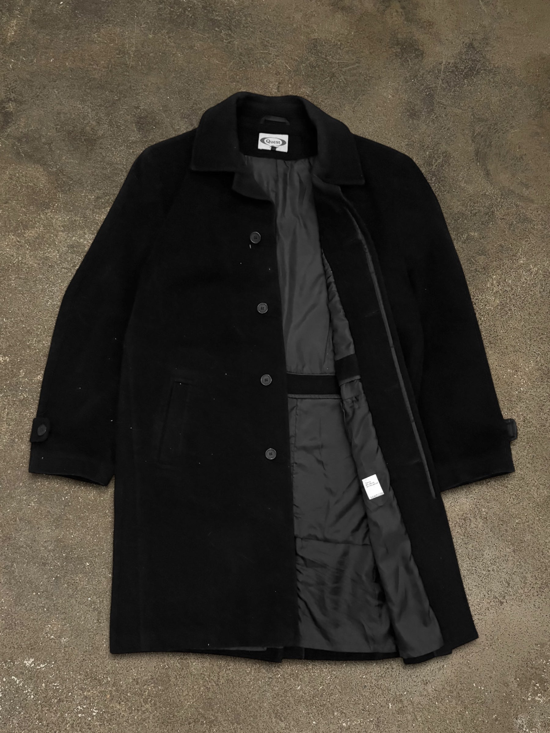 VINTAGE WOOL TRENCH COAT