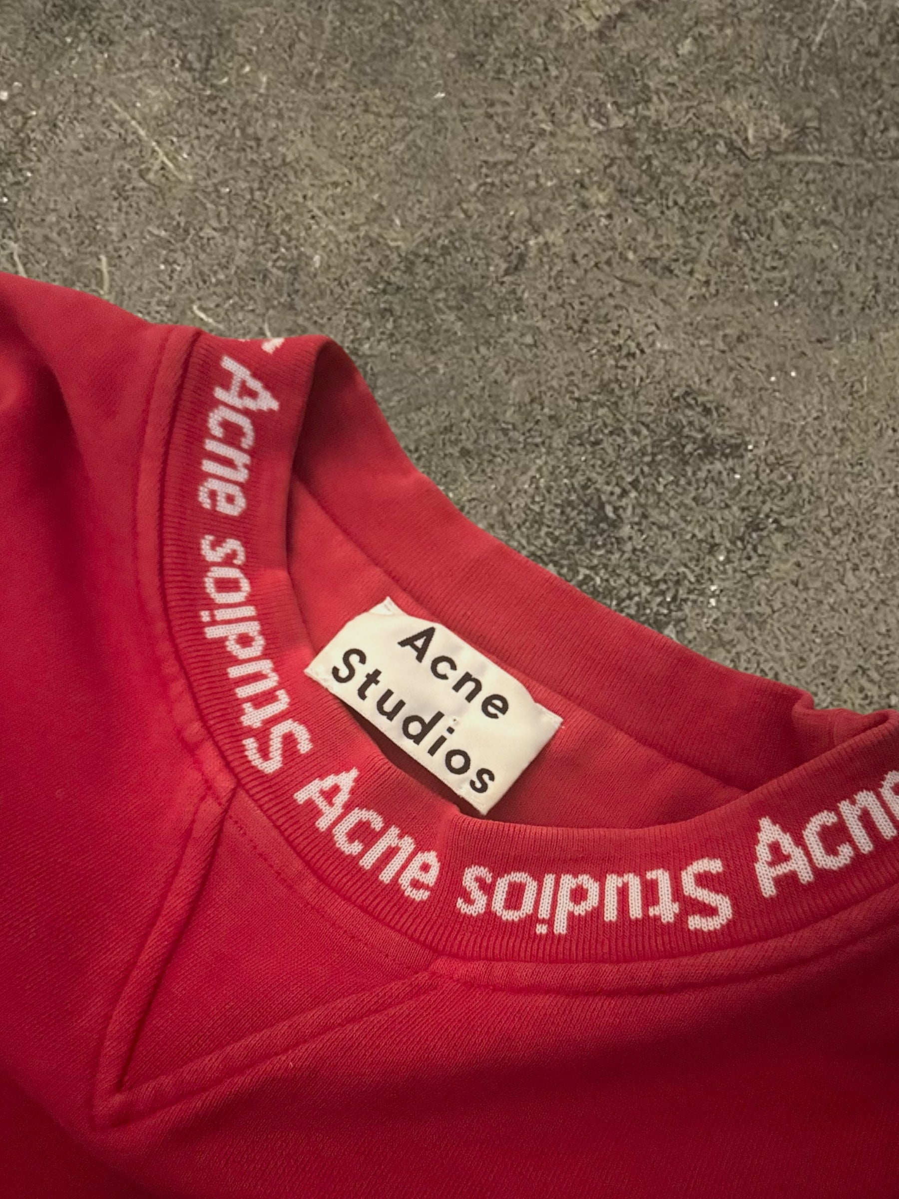 ACNE STUDIOS YANA AS RIB SWEATSHIRT