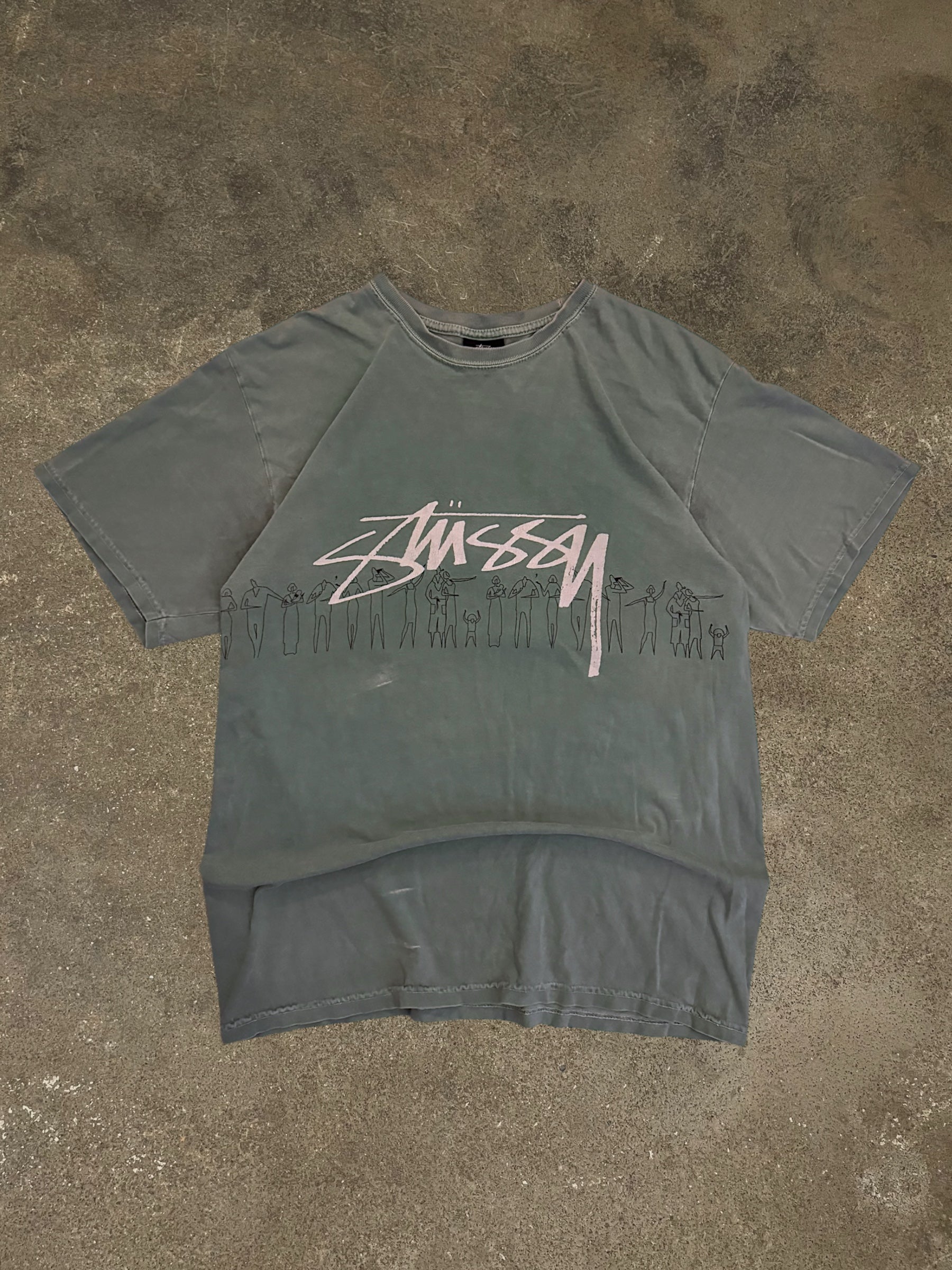 STÜSSY PEOPLE STRIPE T-SHIRT