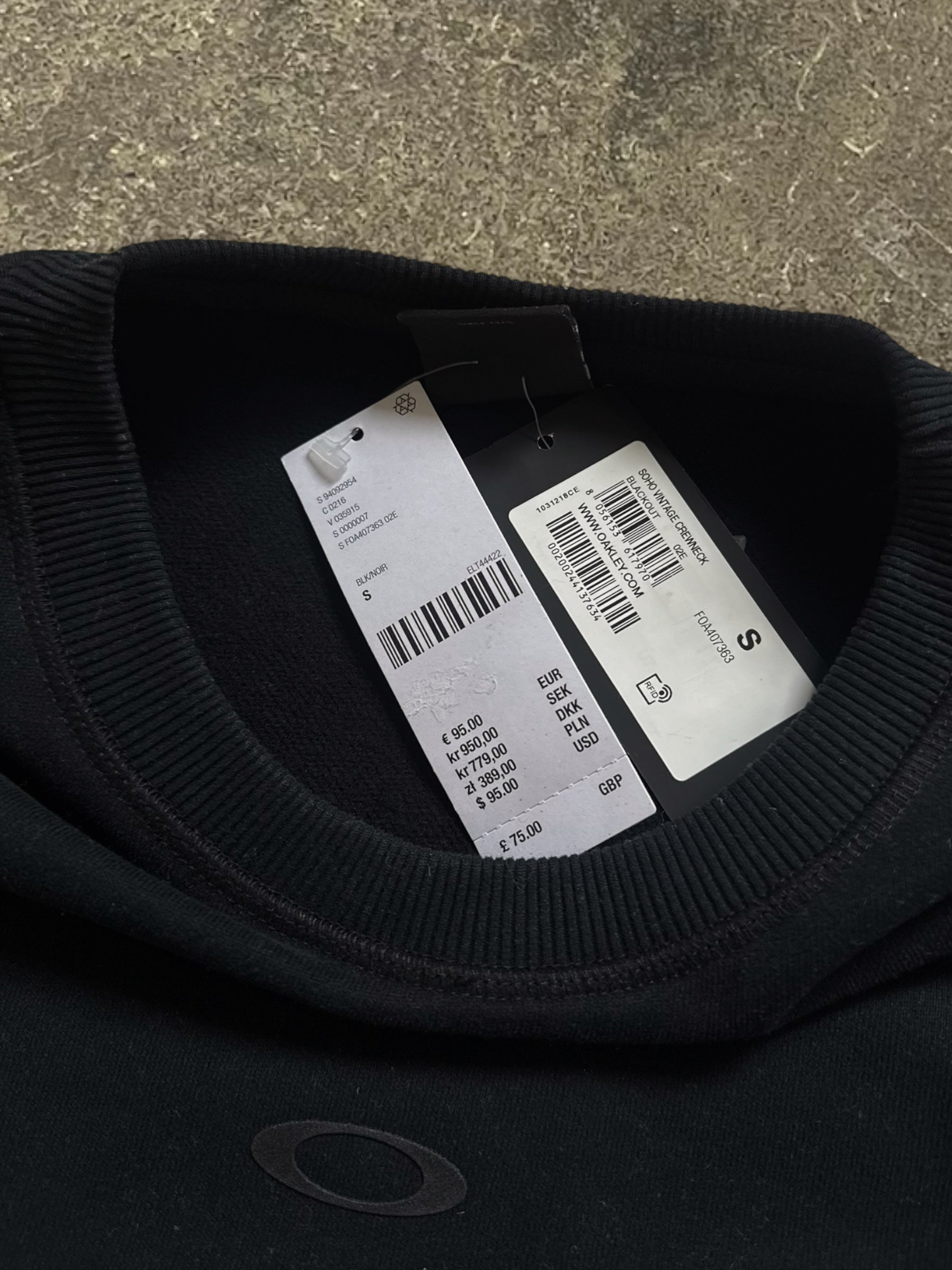 OAKLEY SOHO VINTAGE SWEATSHIRT