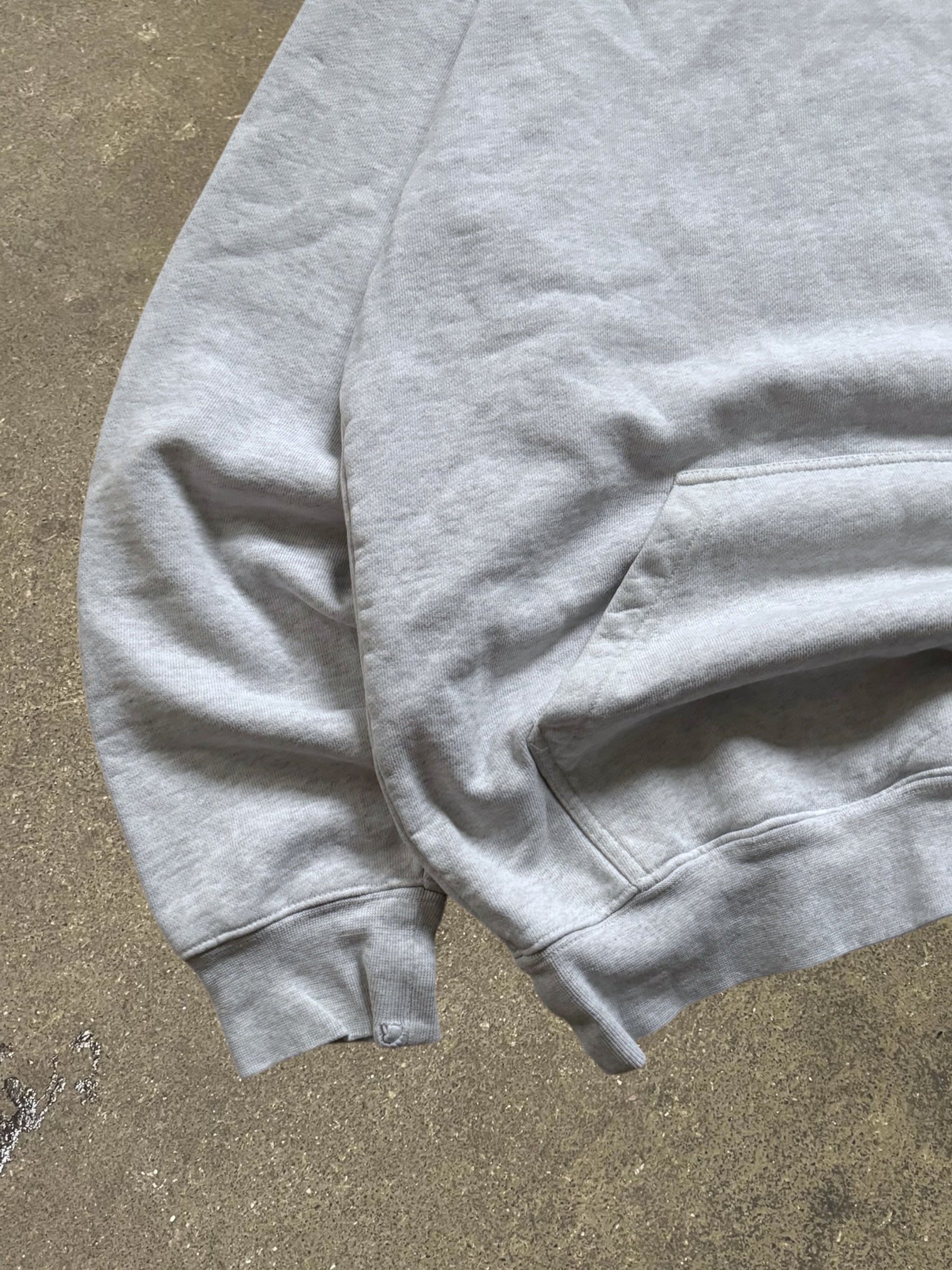 DIME GREY LITTLE LOGO HOODIE