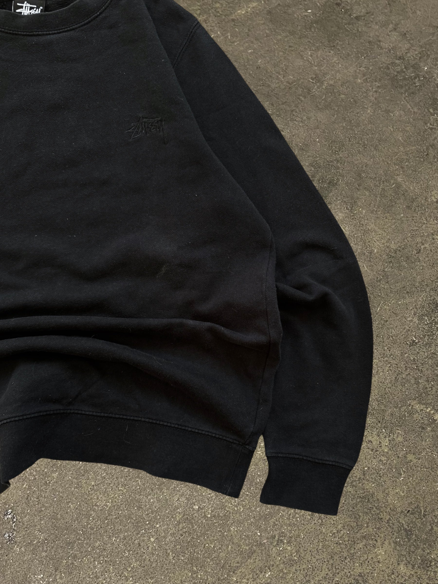 VINTAGE STÜSSY EMBROIDERED LOGO SWEATSHIRT