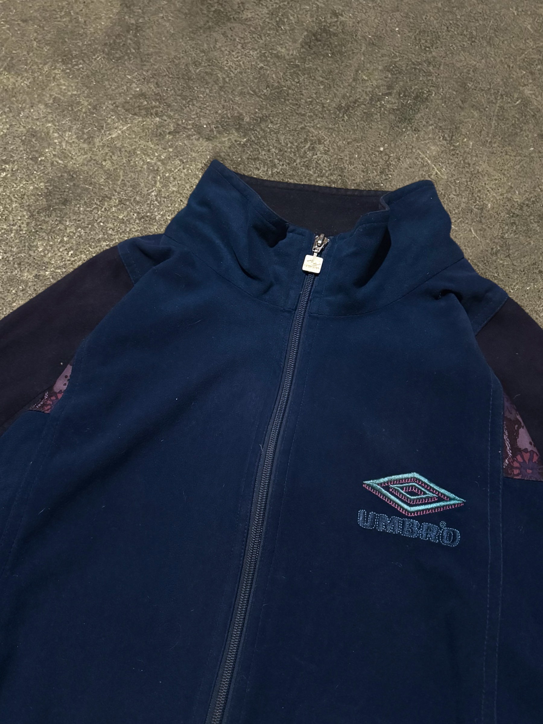 RARE VINTAGE 90S UMBRO FLEECE ZIP-UP JACKET