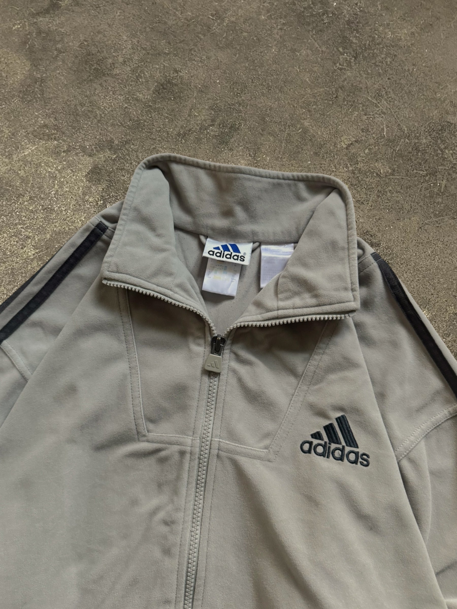 VINTAGE 90S ADIDAS FLEECE TRACK JACKET