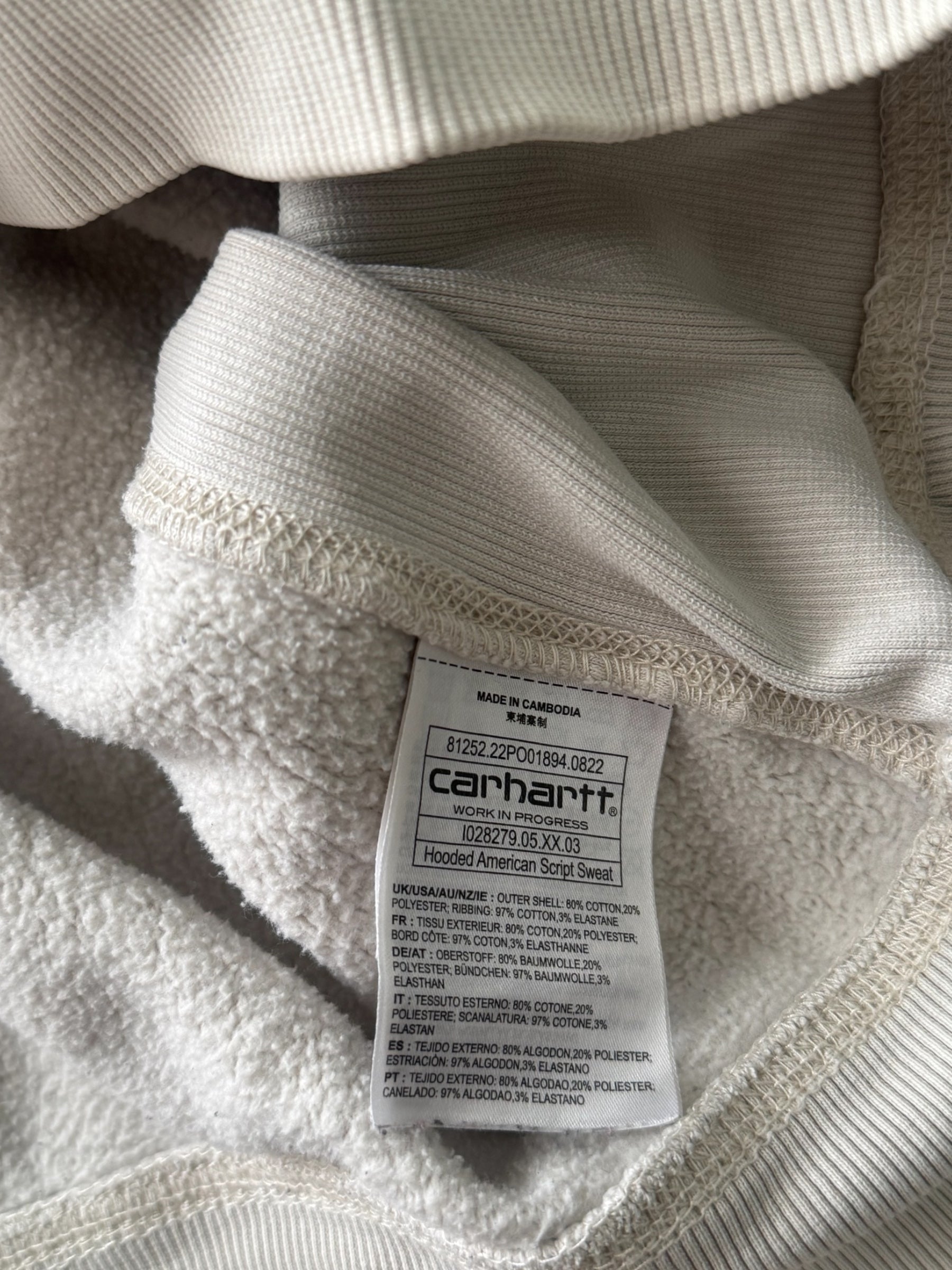 CARHARTT AMERICAN SCRIPT HOODIE