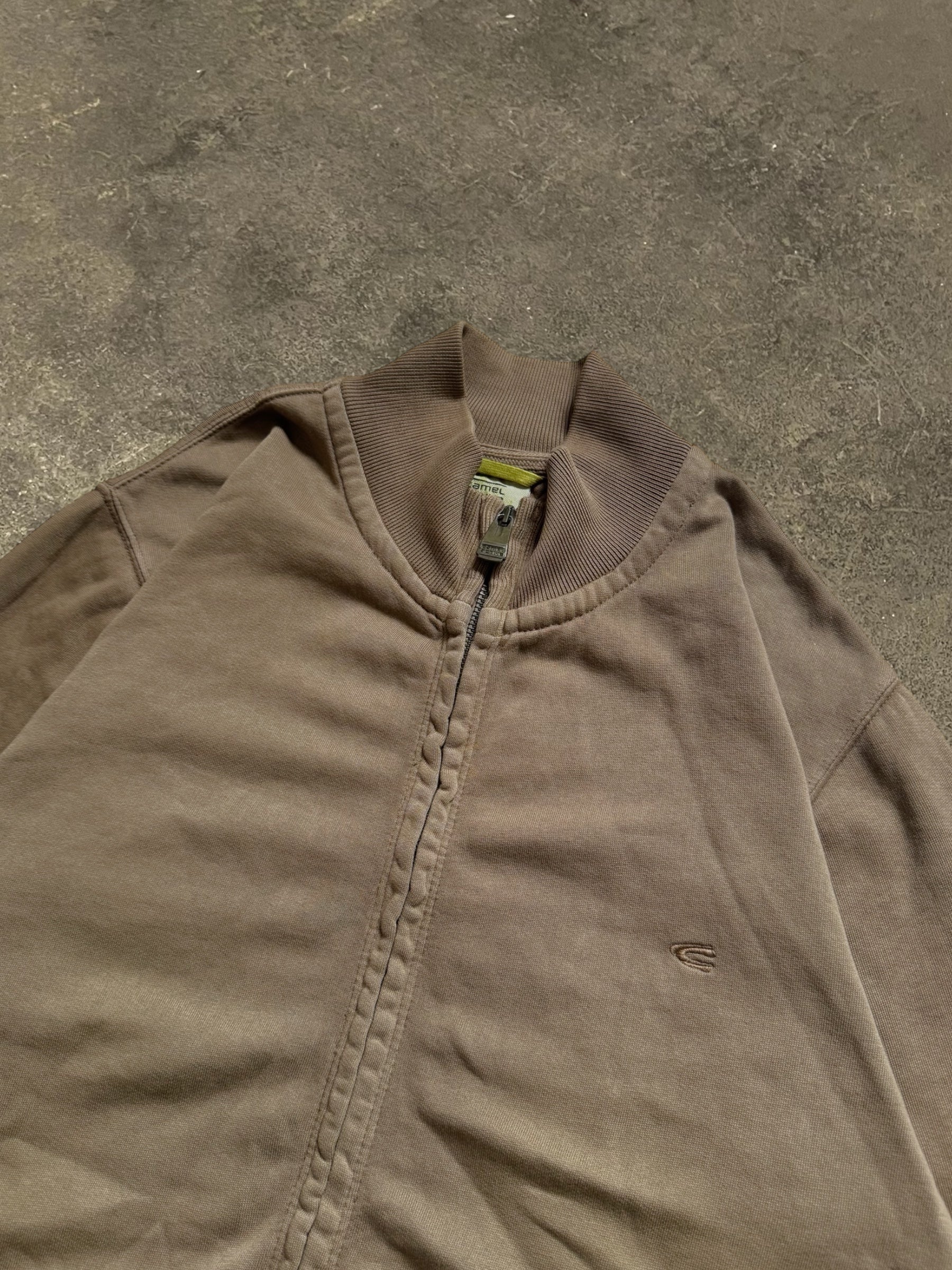 VINTAGE CAMEL ACTIVE ZIP-UP SWEATSHIRT
