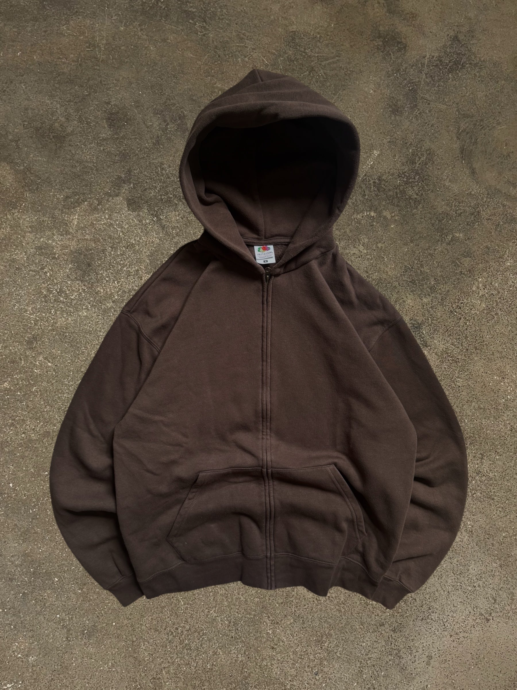 FRUIT OF THE LOOM BLANK ZIP-UP HOODIE