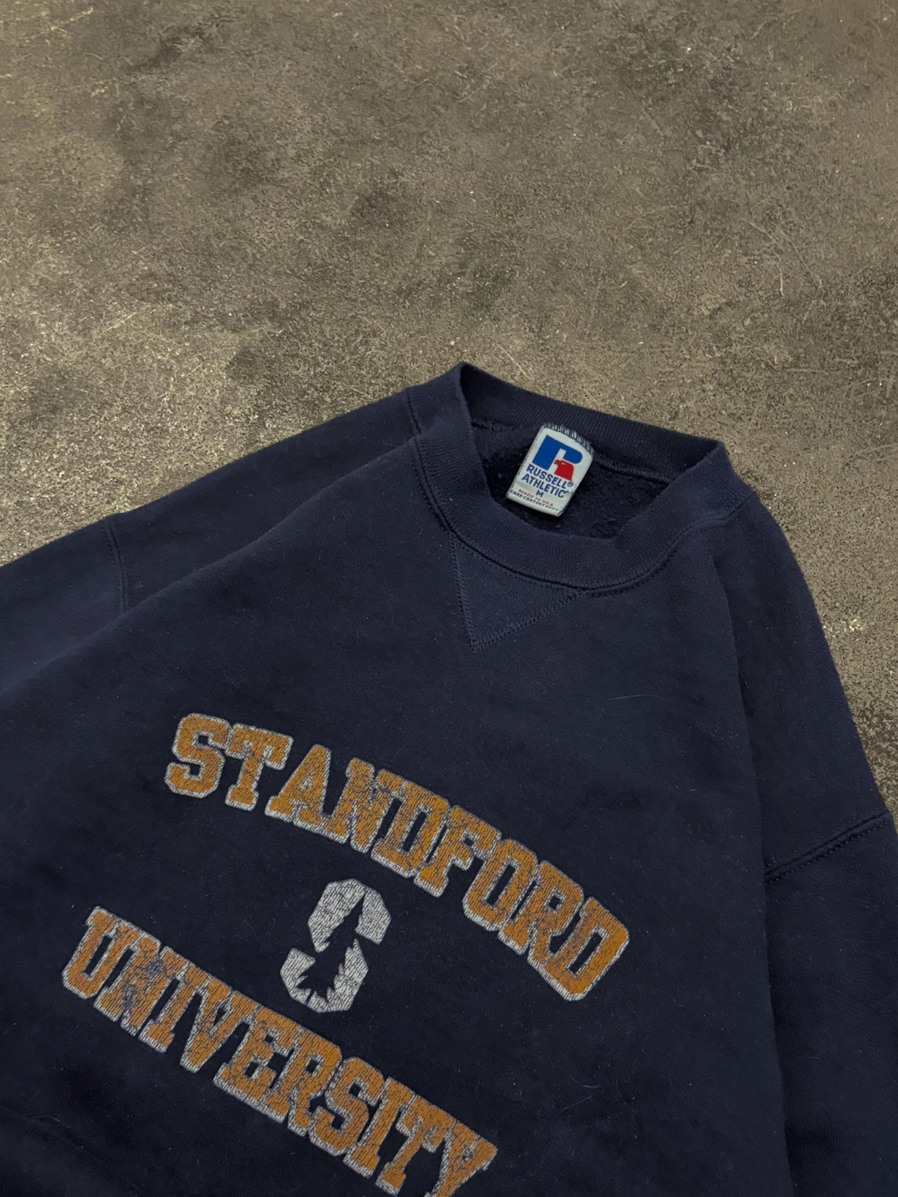 VINTAGE RUSSELL UNIVERSITY SWEATSHIRT, MADE IN U.S.A