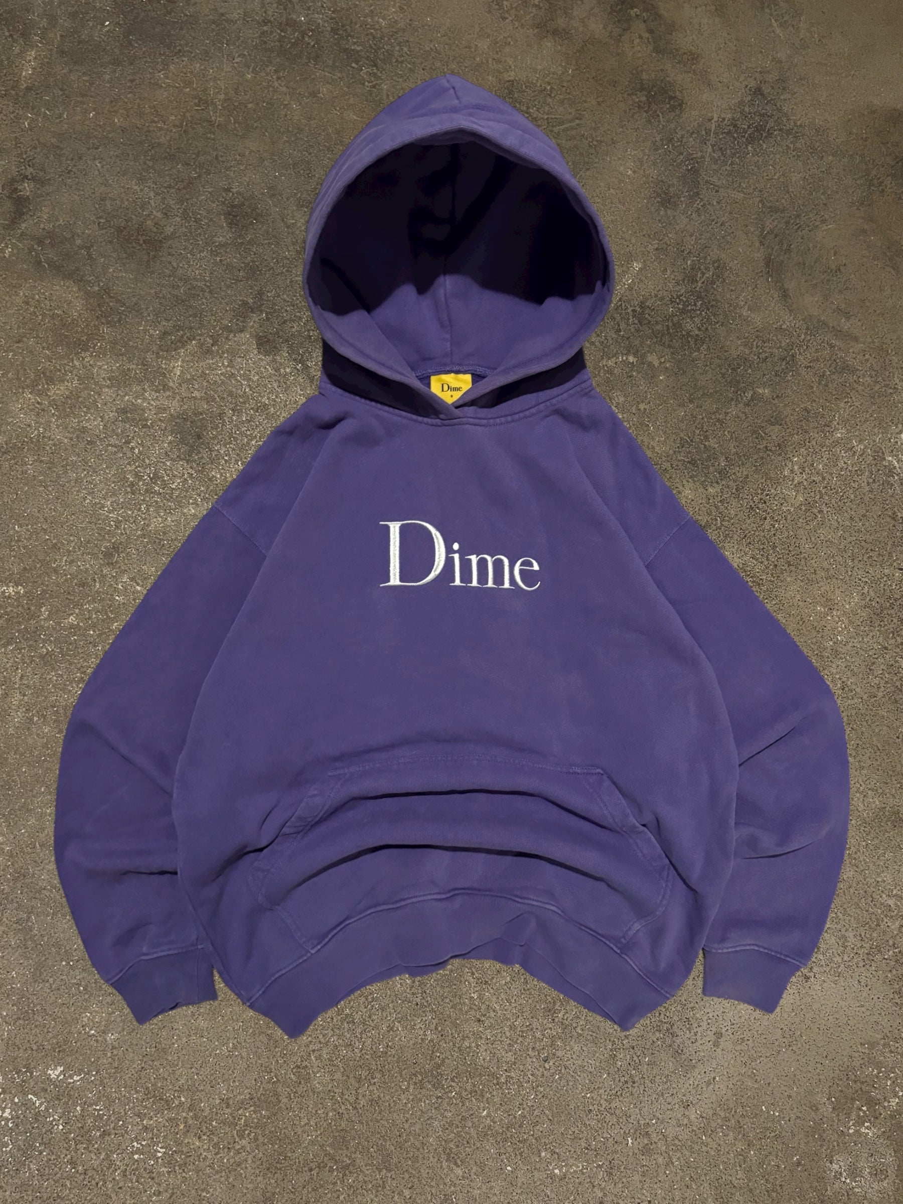 DIME VIOLET LOGO HOODIE