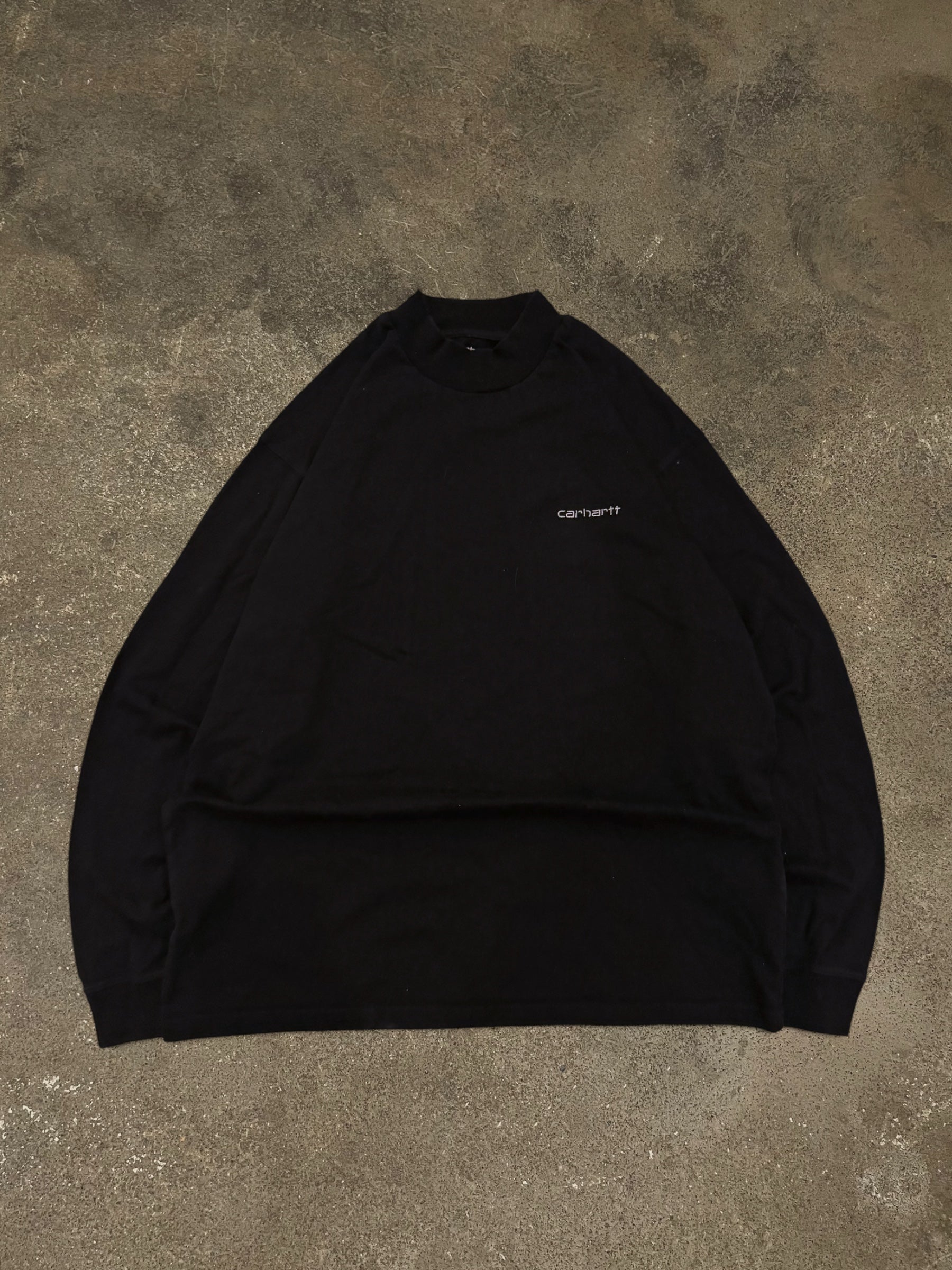 CARHARTT SCRIPT MOCKNECK LONGSLEEVE