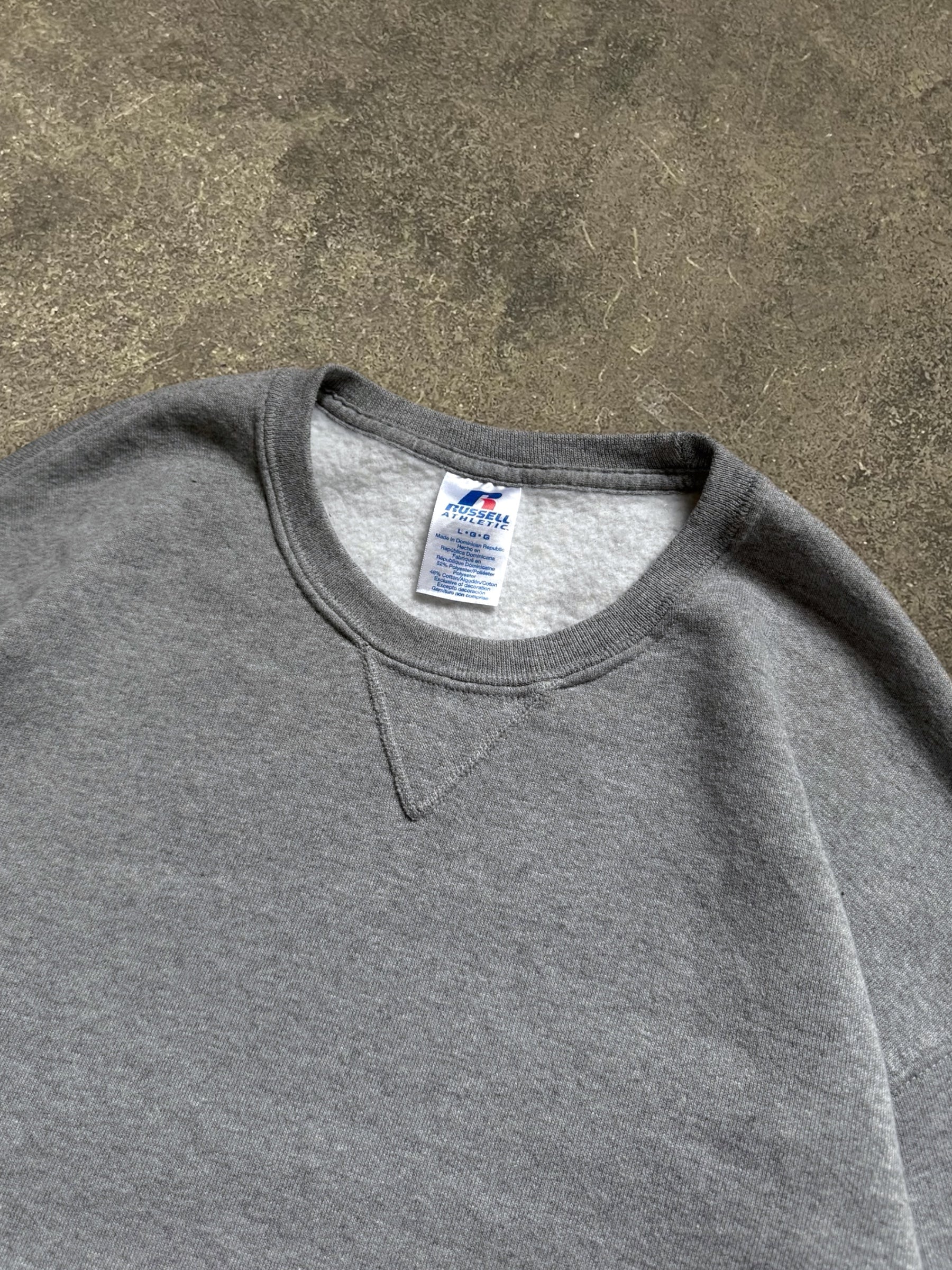 RUSSELL ATHLETIC BLANK GREY SWEATSHIRT