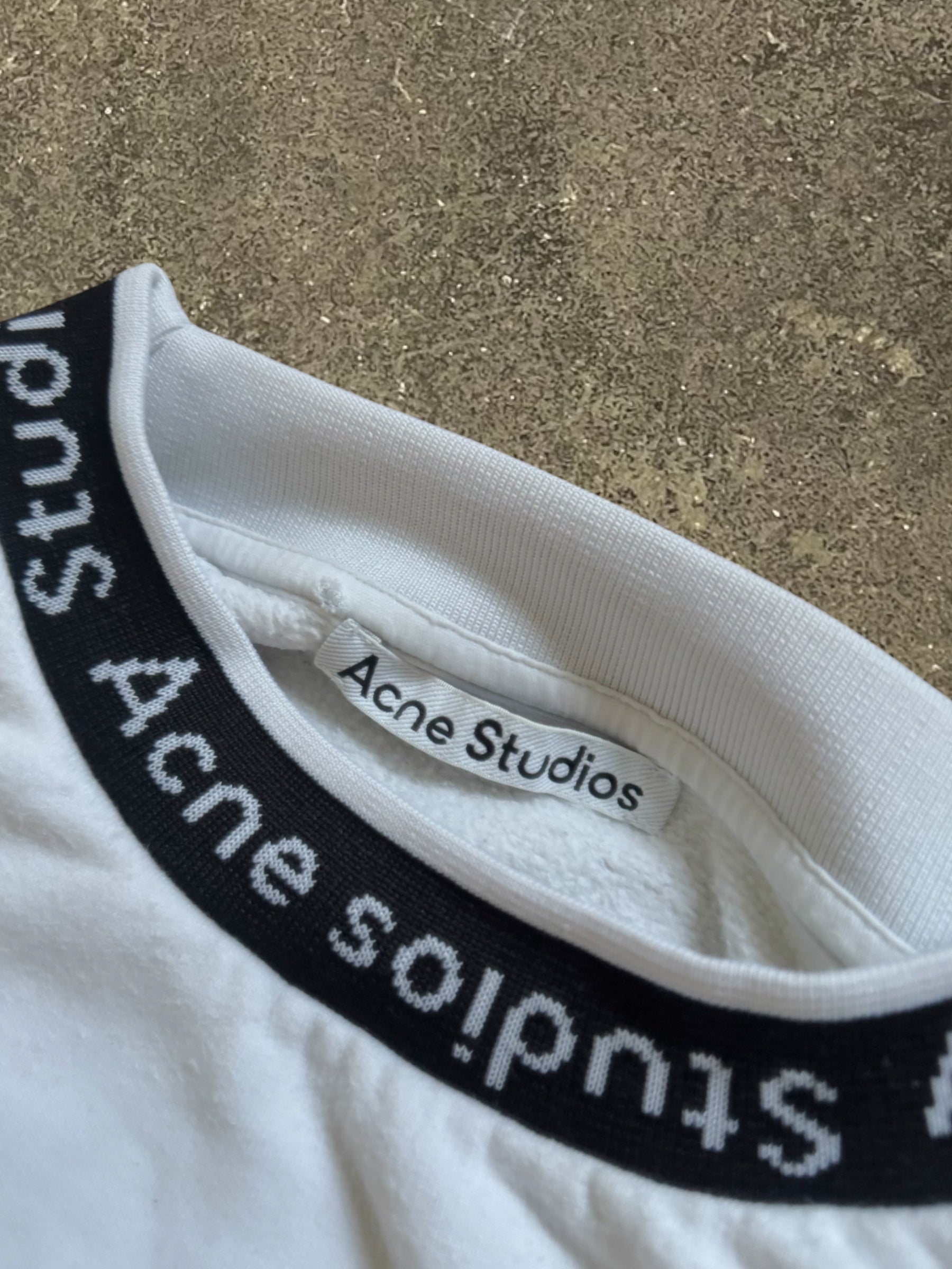 ACNE STUDIOS FULTON LOGO SWEATSHIRT