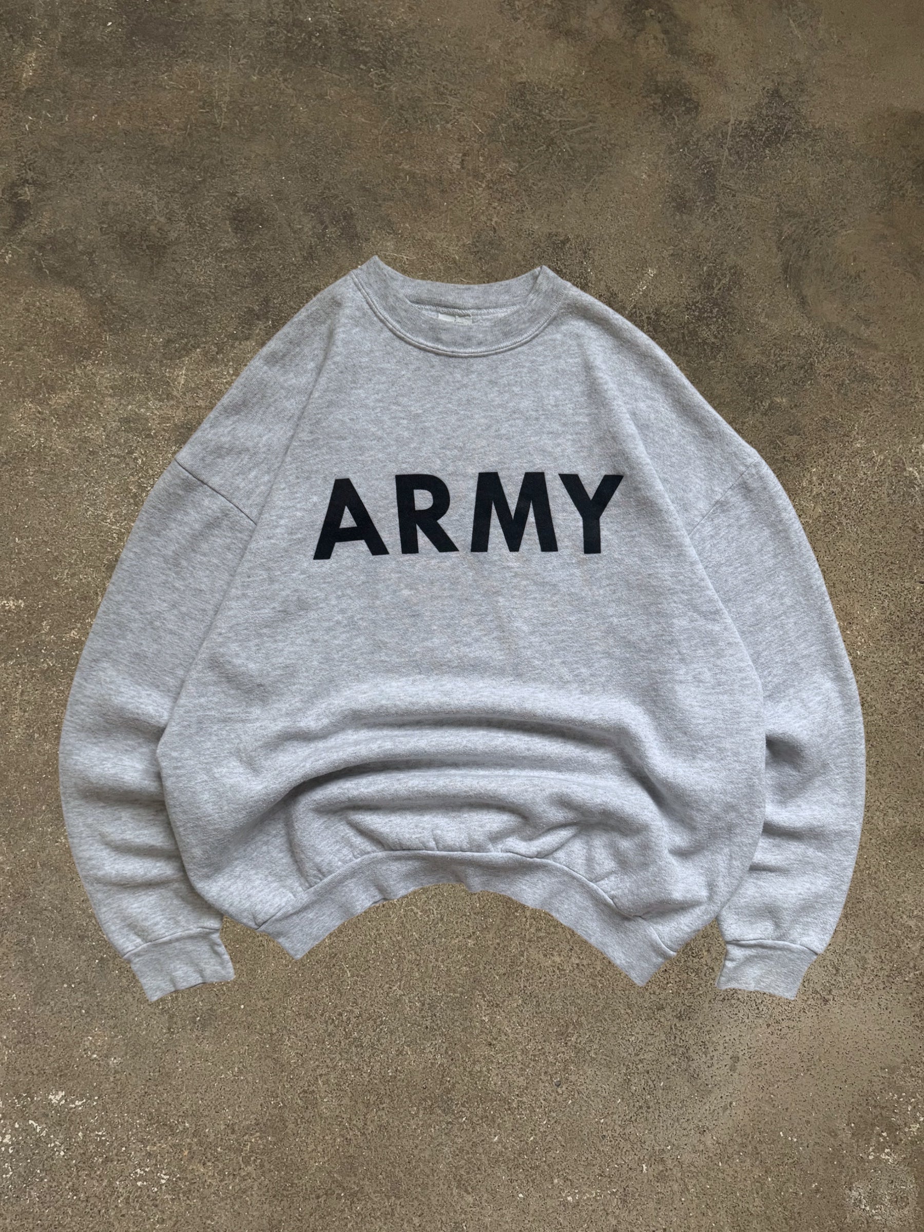 VINTAGE GREY ”ARMY” SWEATSHIRT