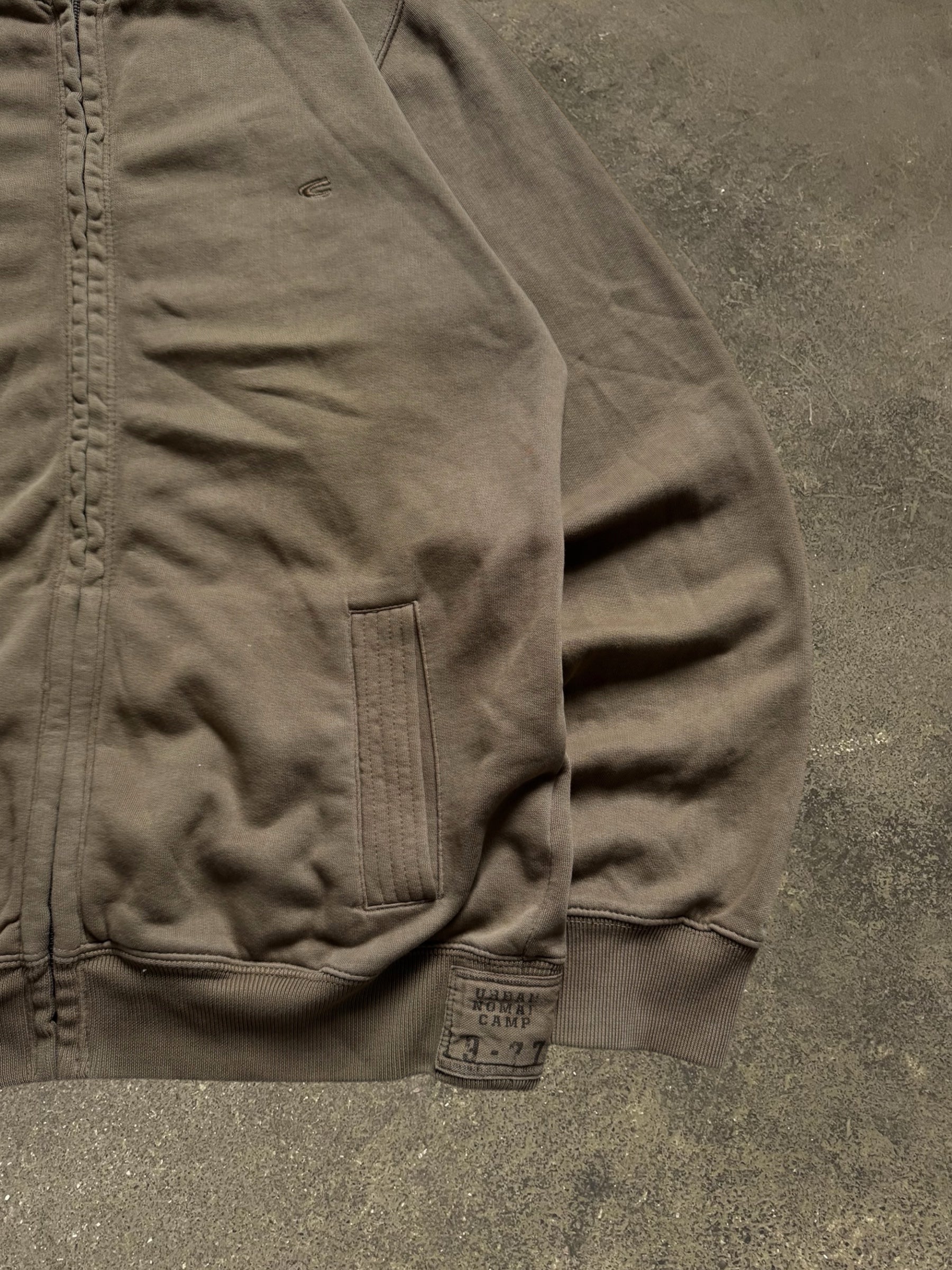 VINTAGE CAMEL ACTIVE ZIP-UP SWEATSHIRT