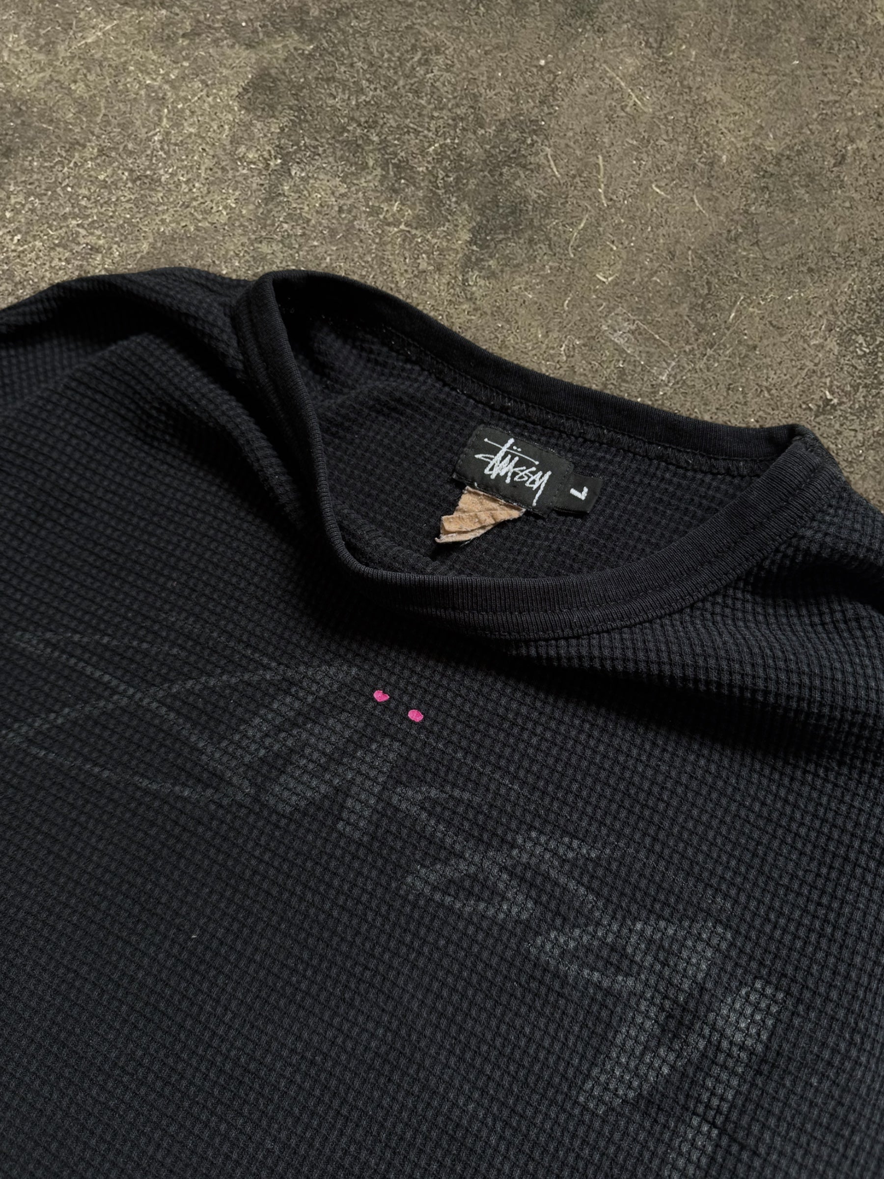 RARE 80S VINTAGE STÜSSY THERMAL LONGSLEEVE