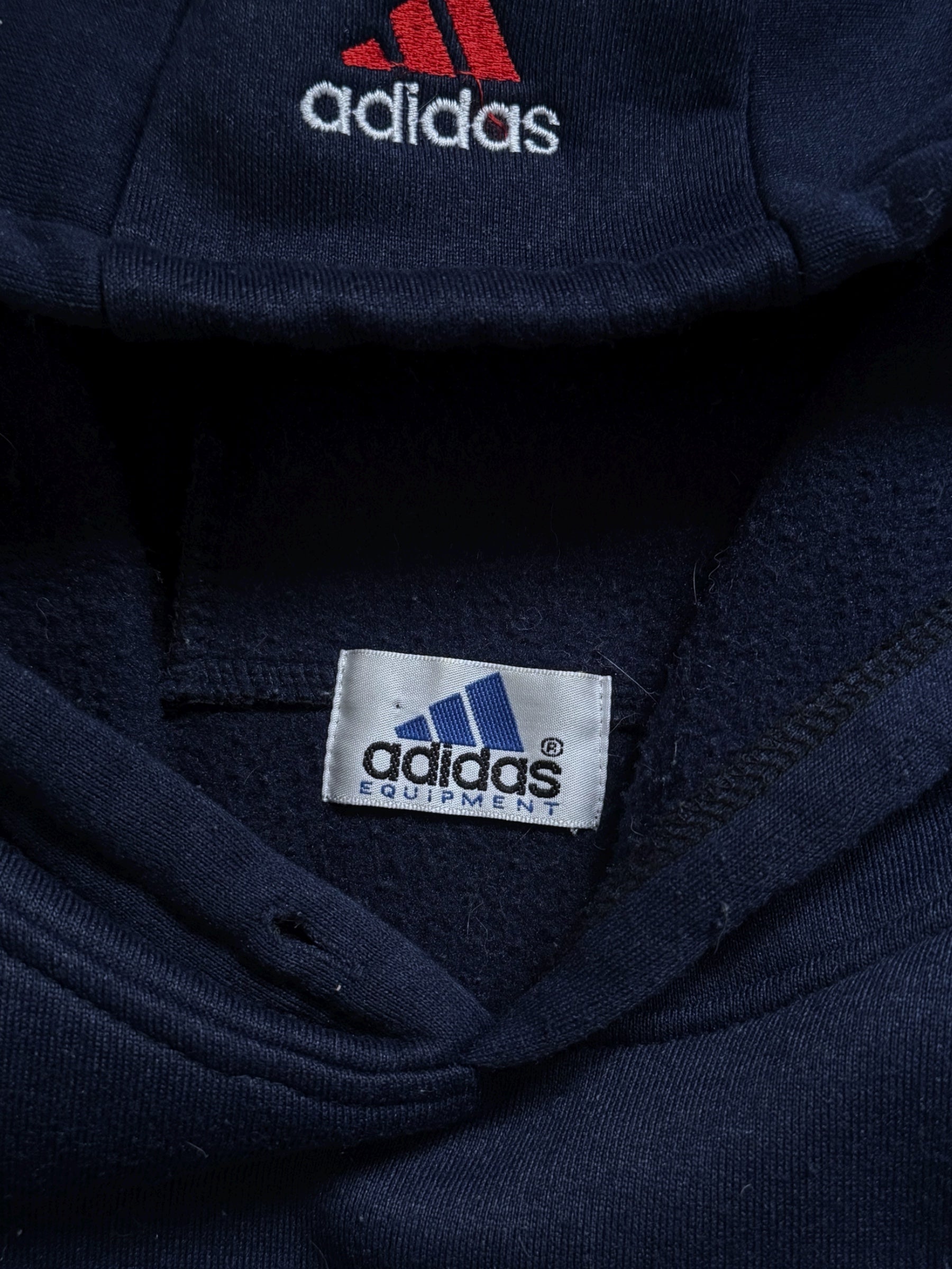 VINTAGE ADIDAS EQUIPMENT LOGO HOODIE