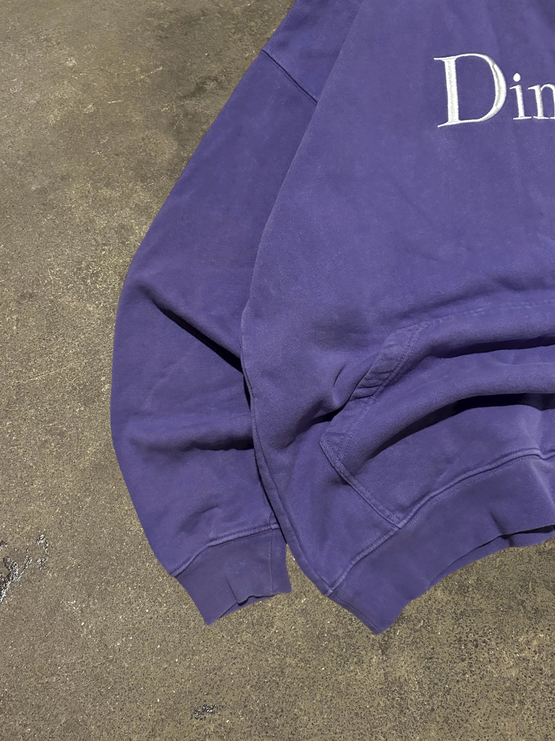 DIME VIOLET LOGO HOODIE