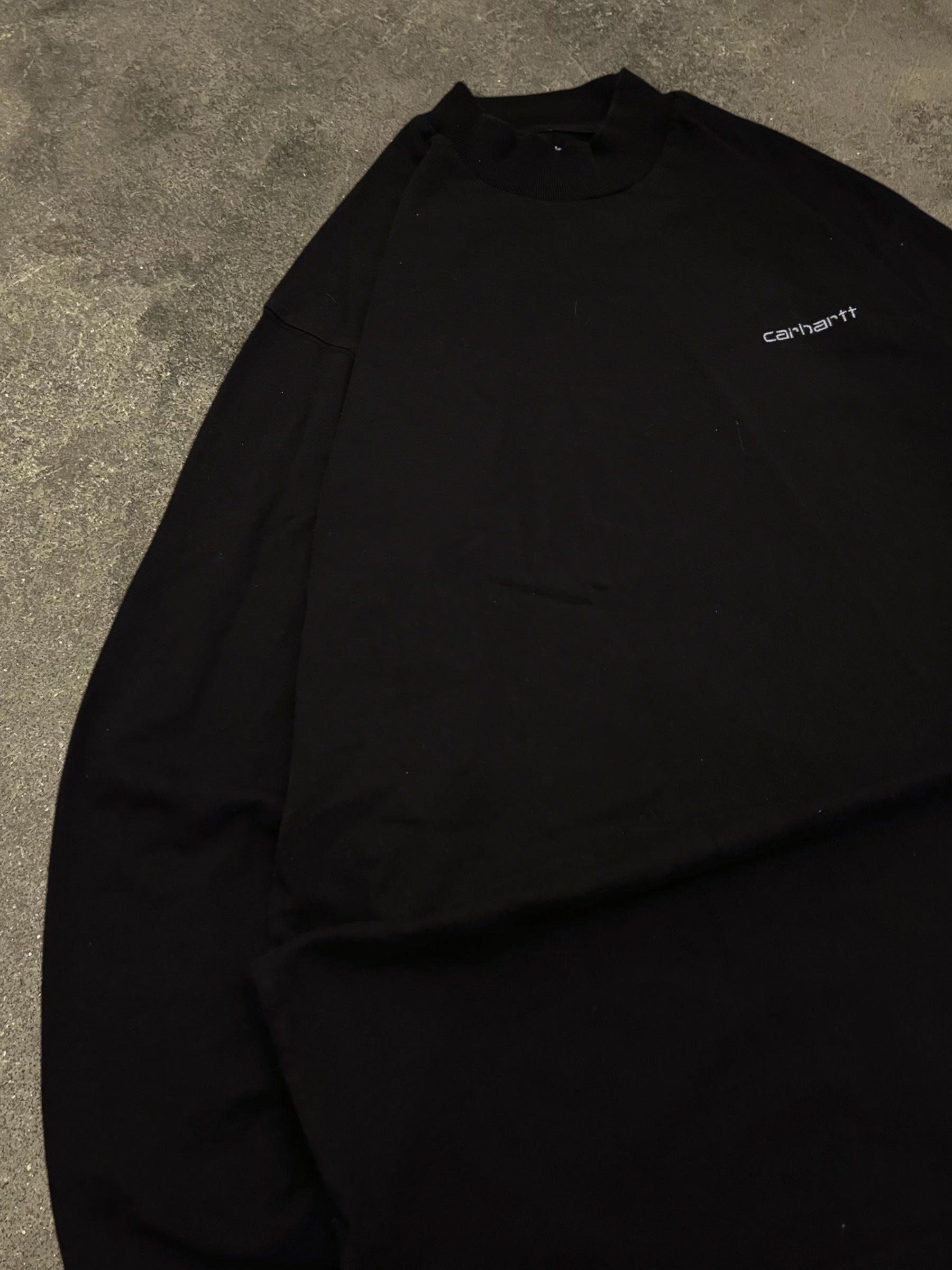 CARHARTT SCRIPT MOCKNECK LONGSLEEVE