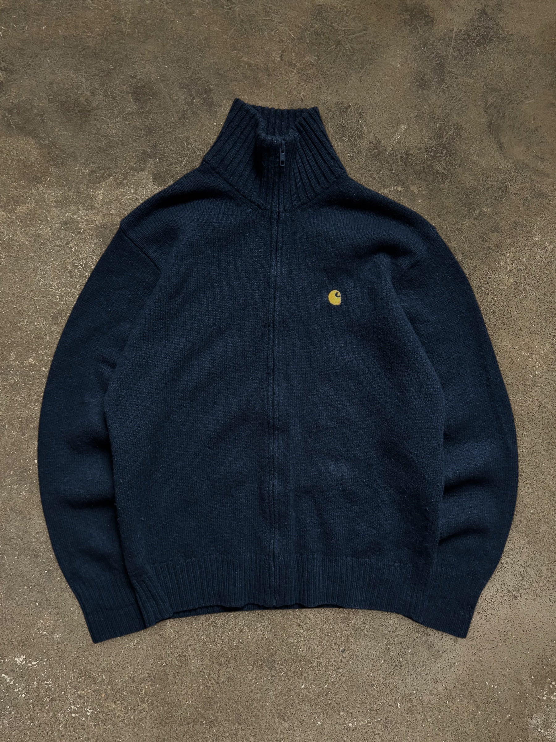 VINTAGE CARHARTT ZIP-UP SWEATER