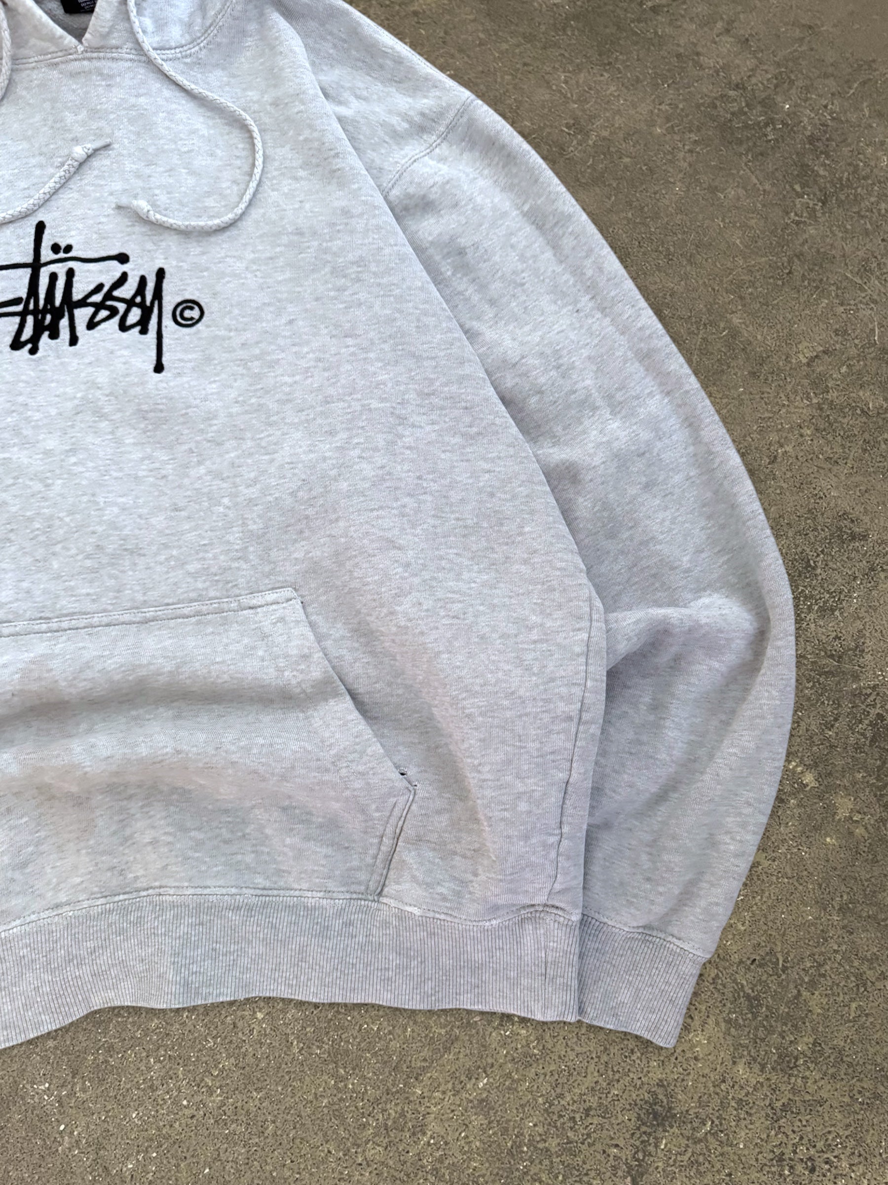 STÜSSY STOCK EMBROIDERED LOGO HOODIE