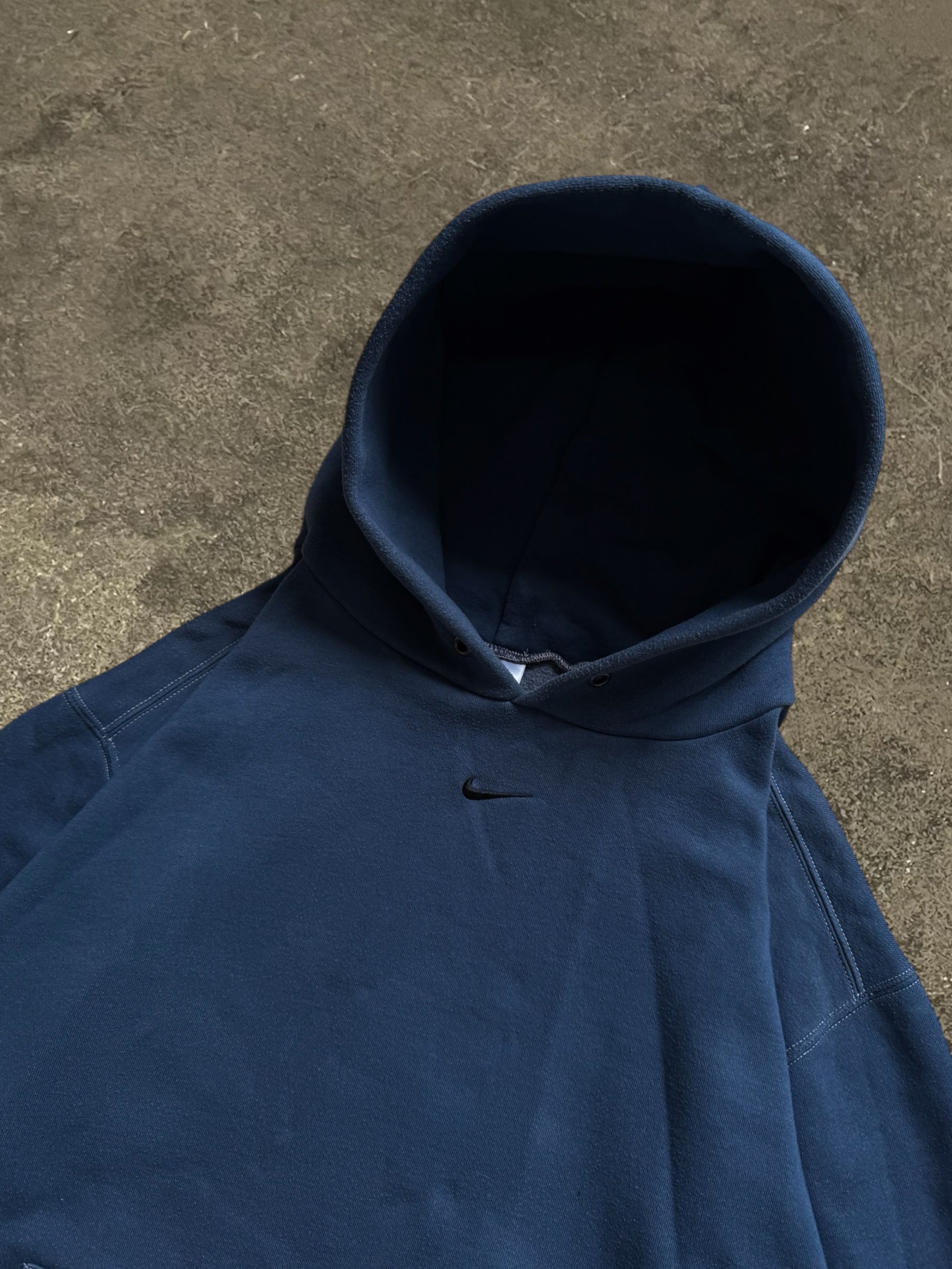 RARE VINTAGE 90S NIKE MIDDLE SWOOSH HOODIE