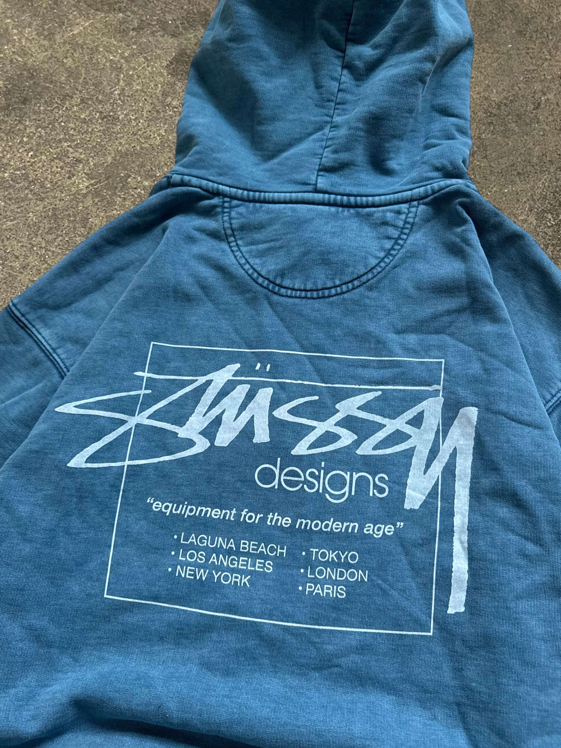 STÜSSY PIGMENT DYED DESIGNS HOODIE