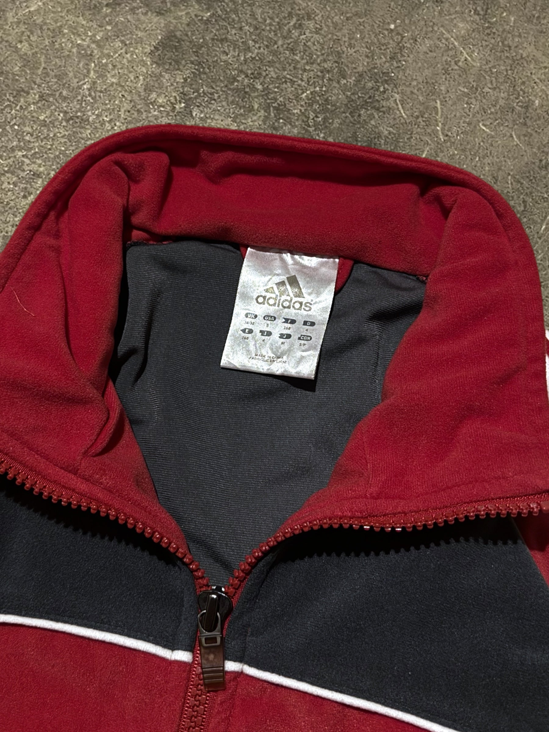 VINTAGE 00S ADIDAS FLEECE TRACK JACKET