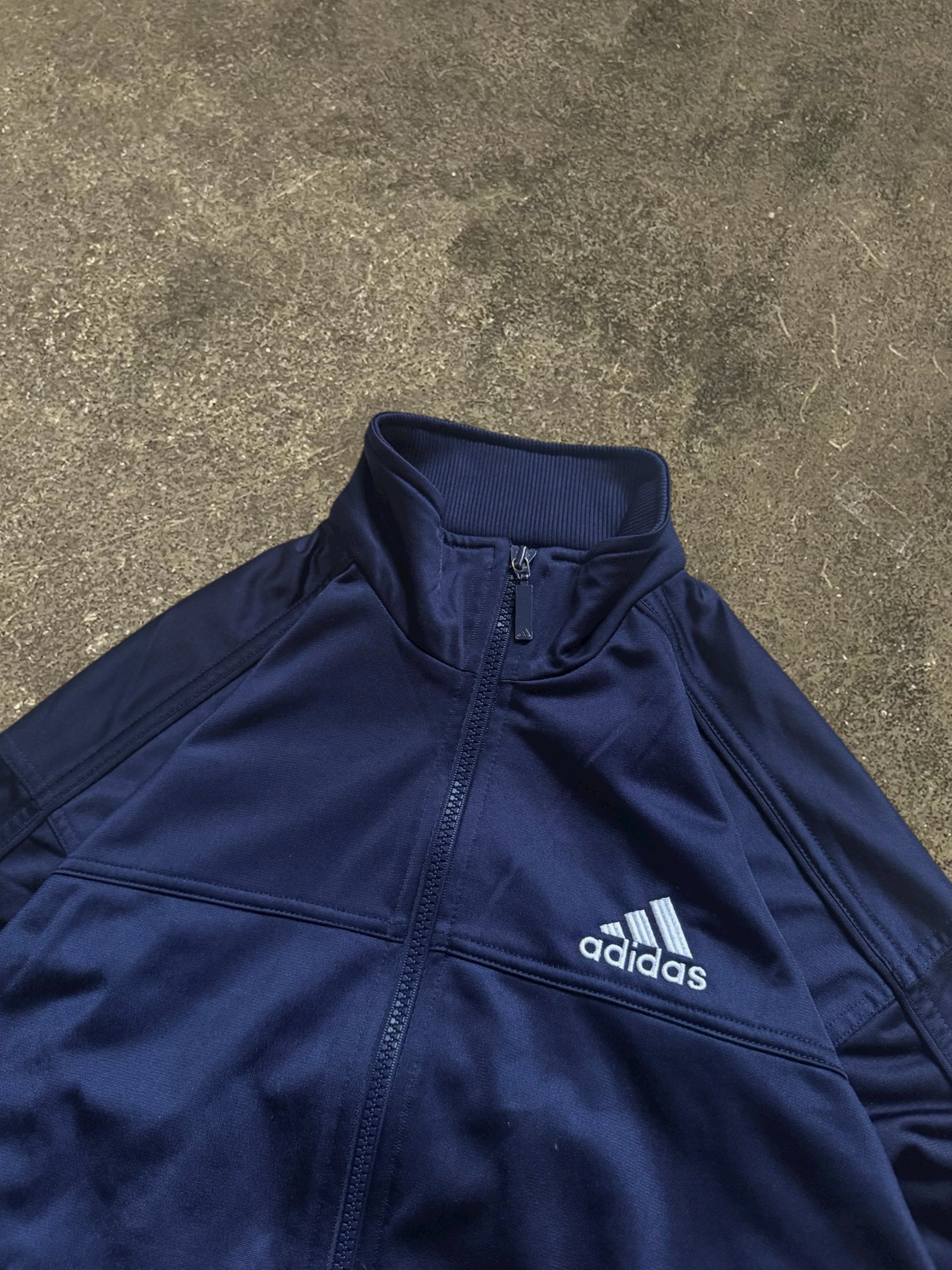 VINTAGE 90S NAVY ADIDAS TRACK JACKET