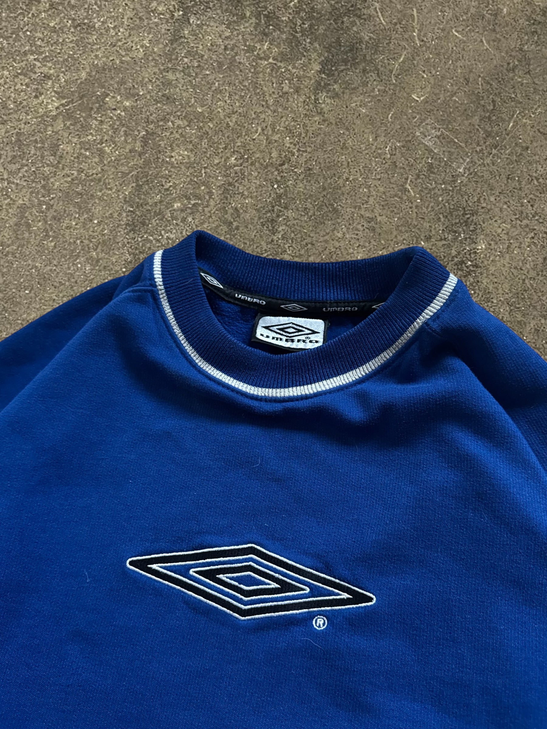 VINTAGE BLUE UMBRO LOGO SWEATSHIRT