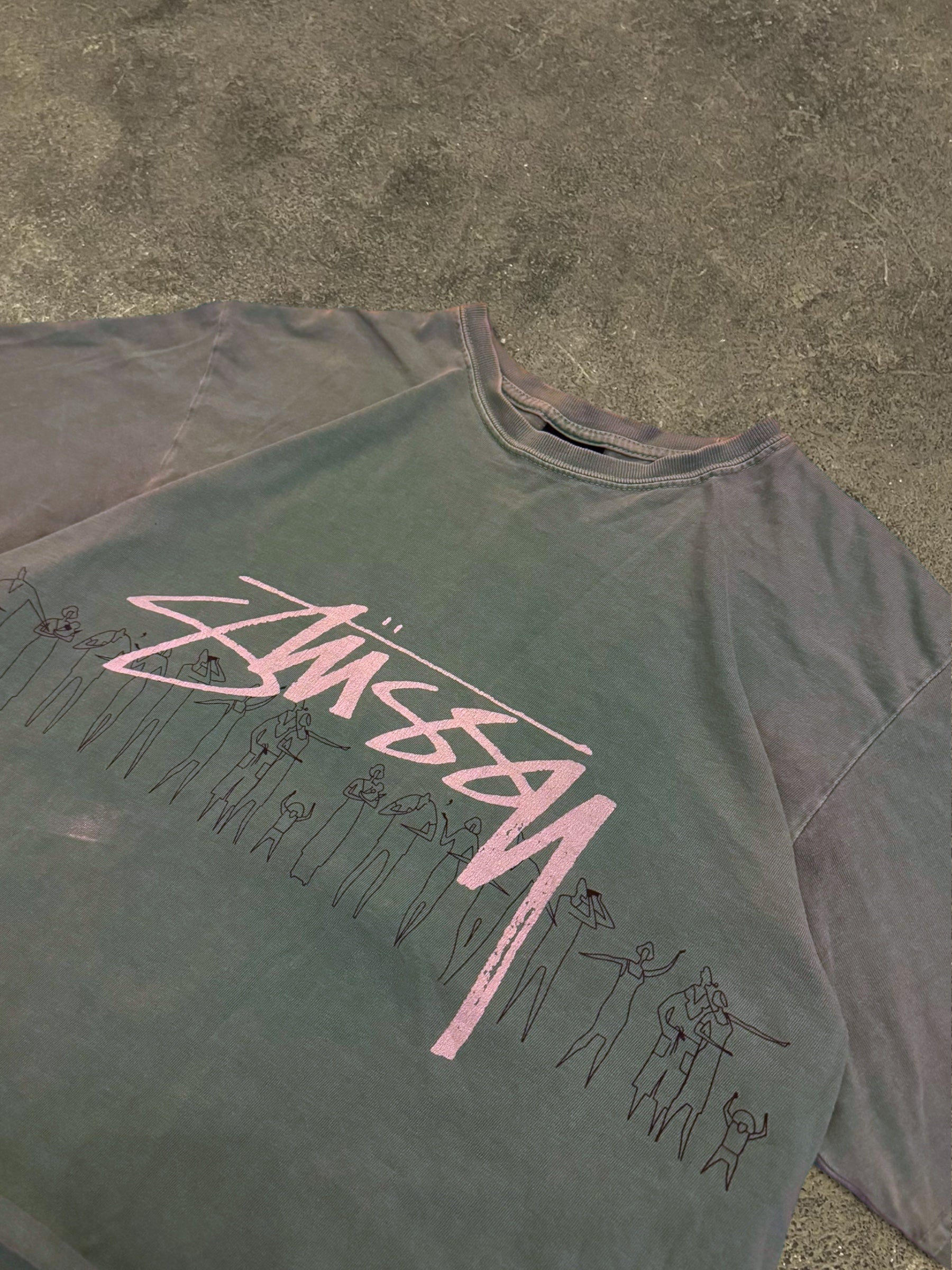 STÜSSY PEOPLE STRIPE T-SHIRT