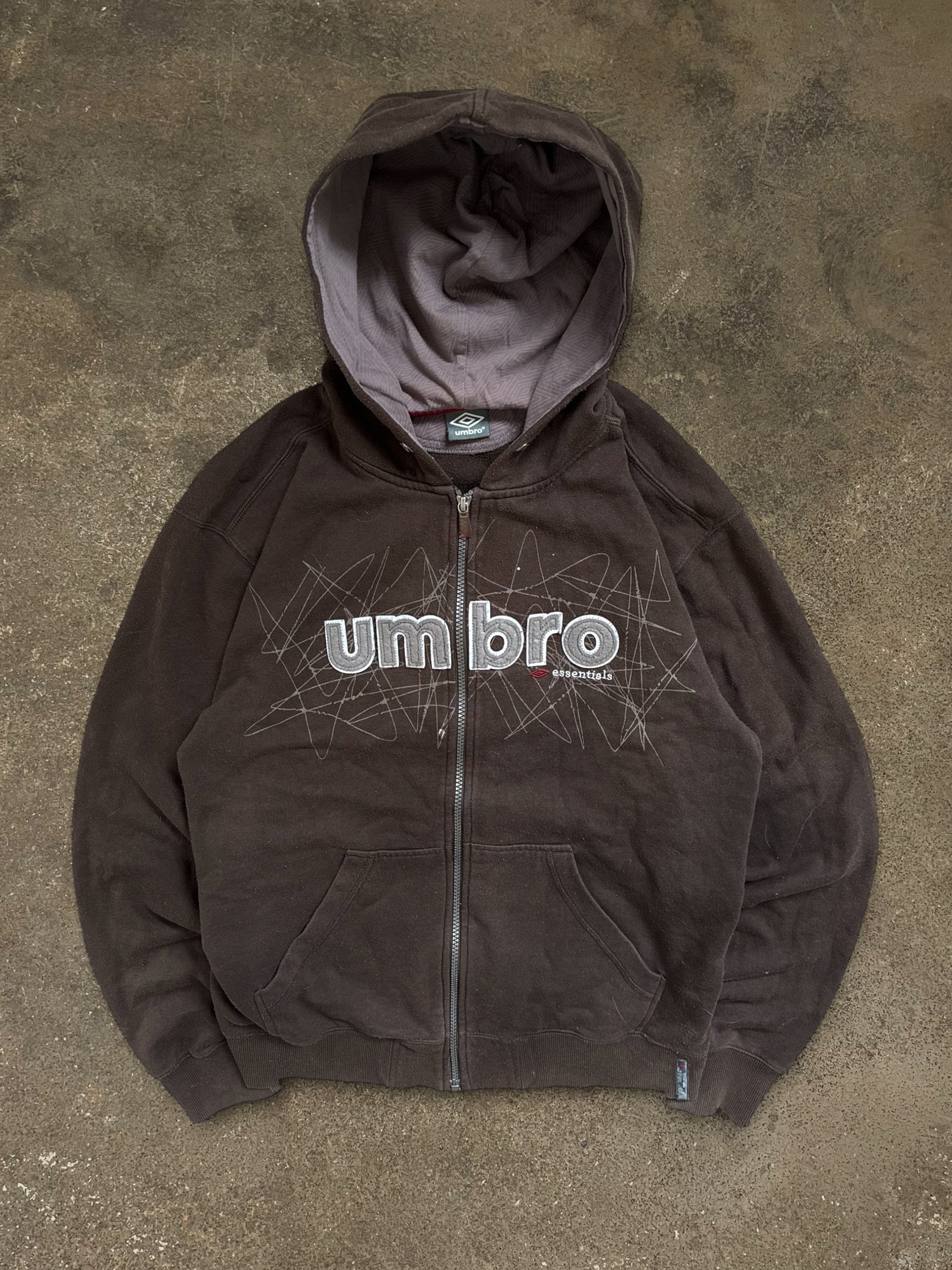 VINTAGE UMBRO ZIP-UP HOODIE