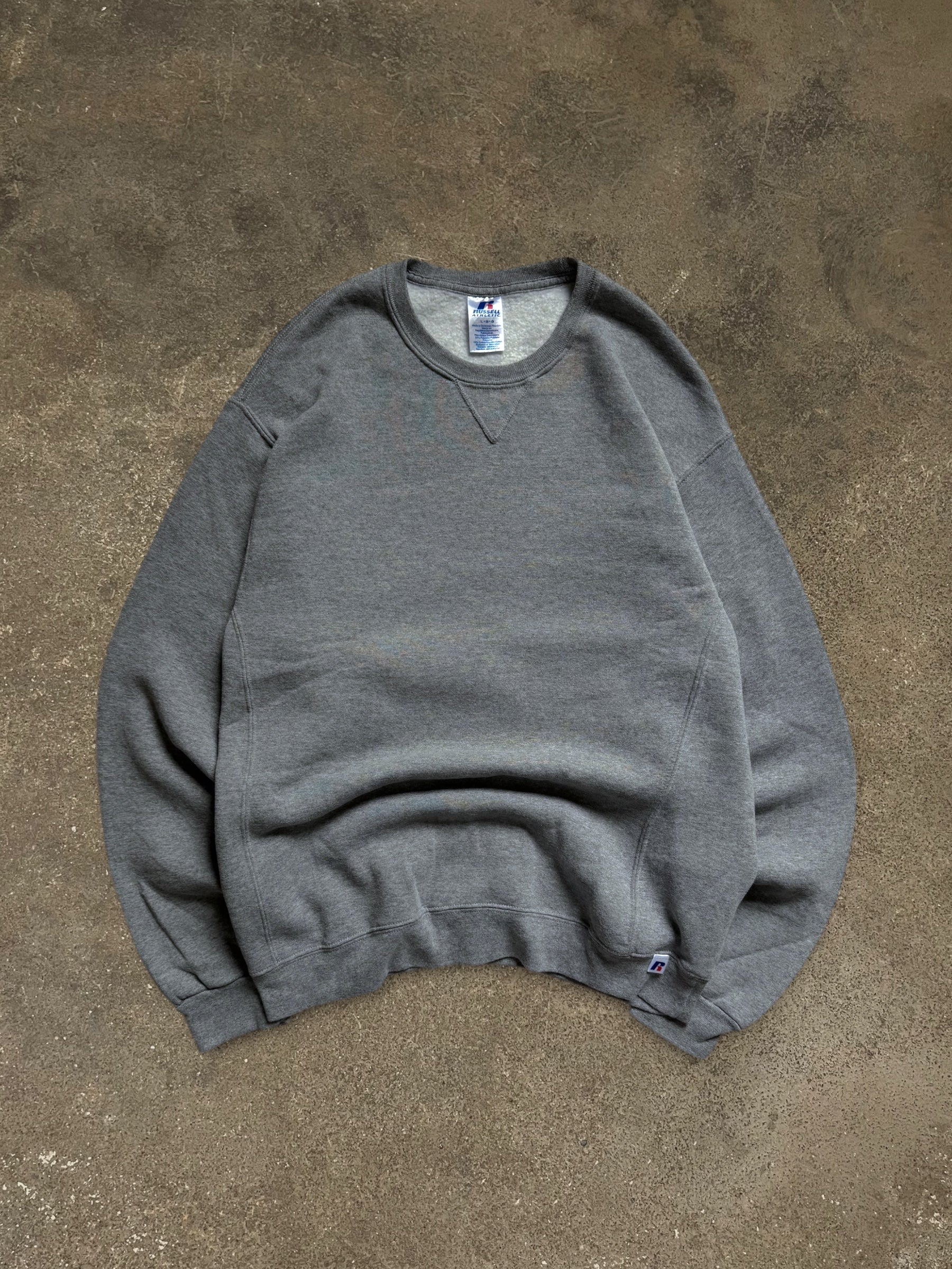 RUSSELL ATHLETIC BLANK GREY SWEATSHIRT